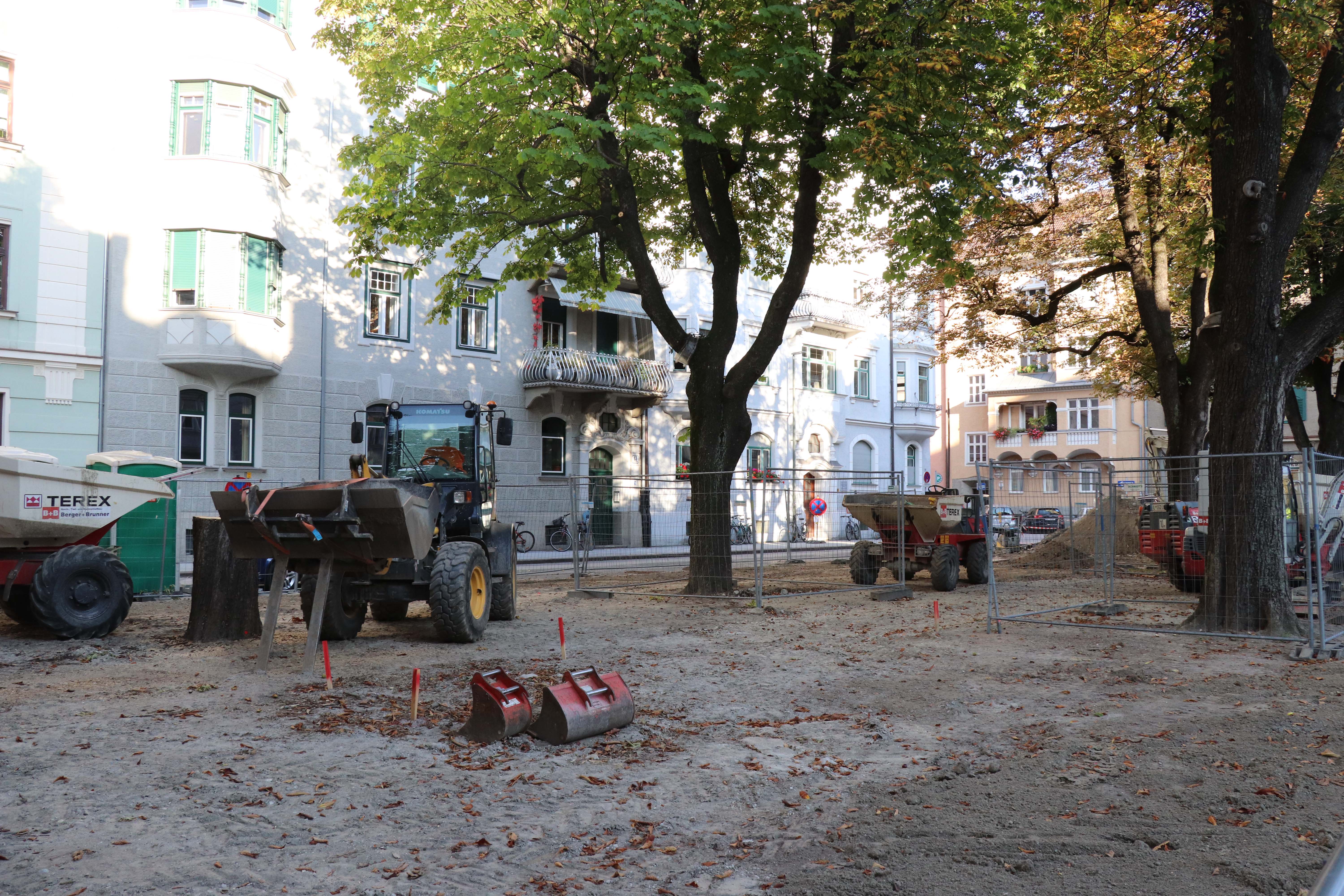 Ende Oktober soll der neugestaltete Multifuntkionspark fertig sein.