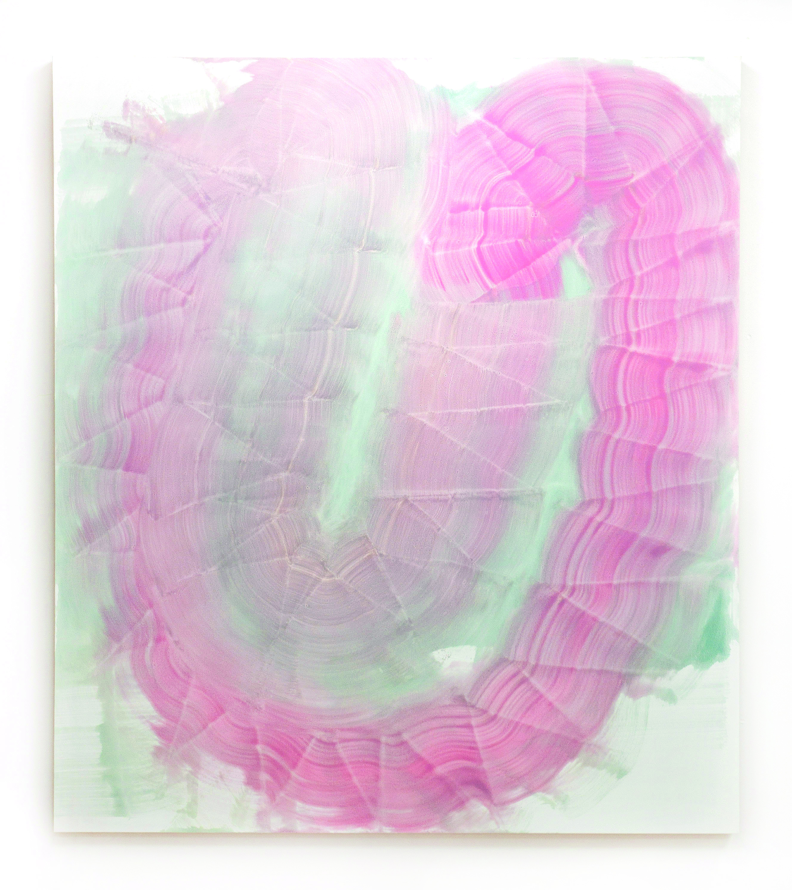 „Untitled #26 (Dinge ändern sich immer; nie)“ von Janine Weger (Öl auf Leinwand, 170 x 150 cm, 2019): Dieses Bild wurde als eines von 39 Bildern und Skulpturen von der heurigen Jury der Stadt Innsbruck angekauft.