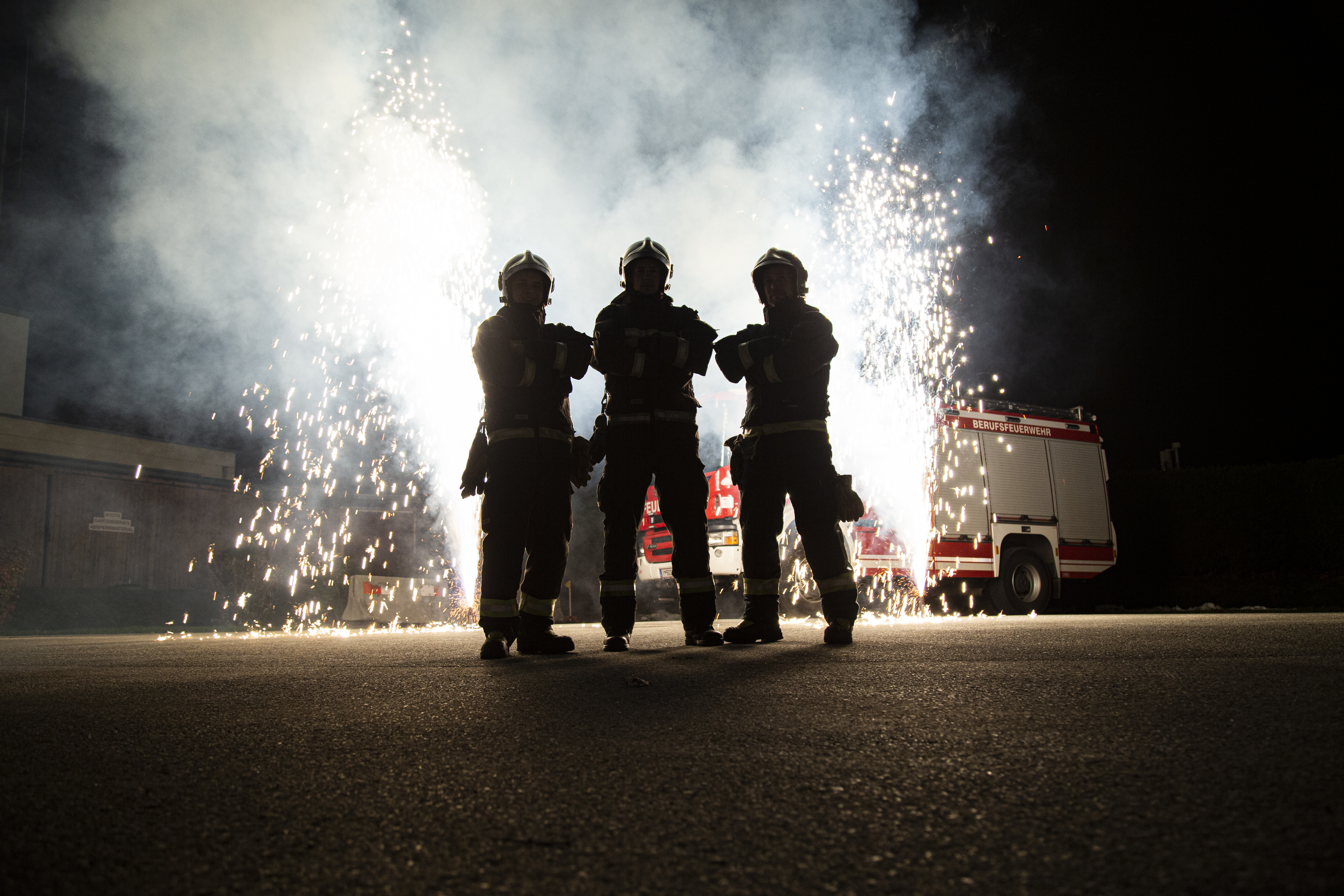 Auch zum Jahreswechsel stehen die Männer und Frauen der Berufsfeuerwehr Innsbruck für die Sicherheit der Landeshauptstadt.