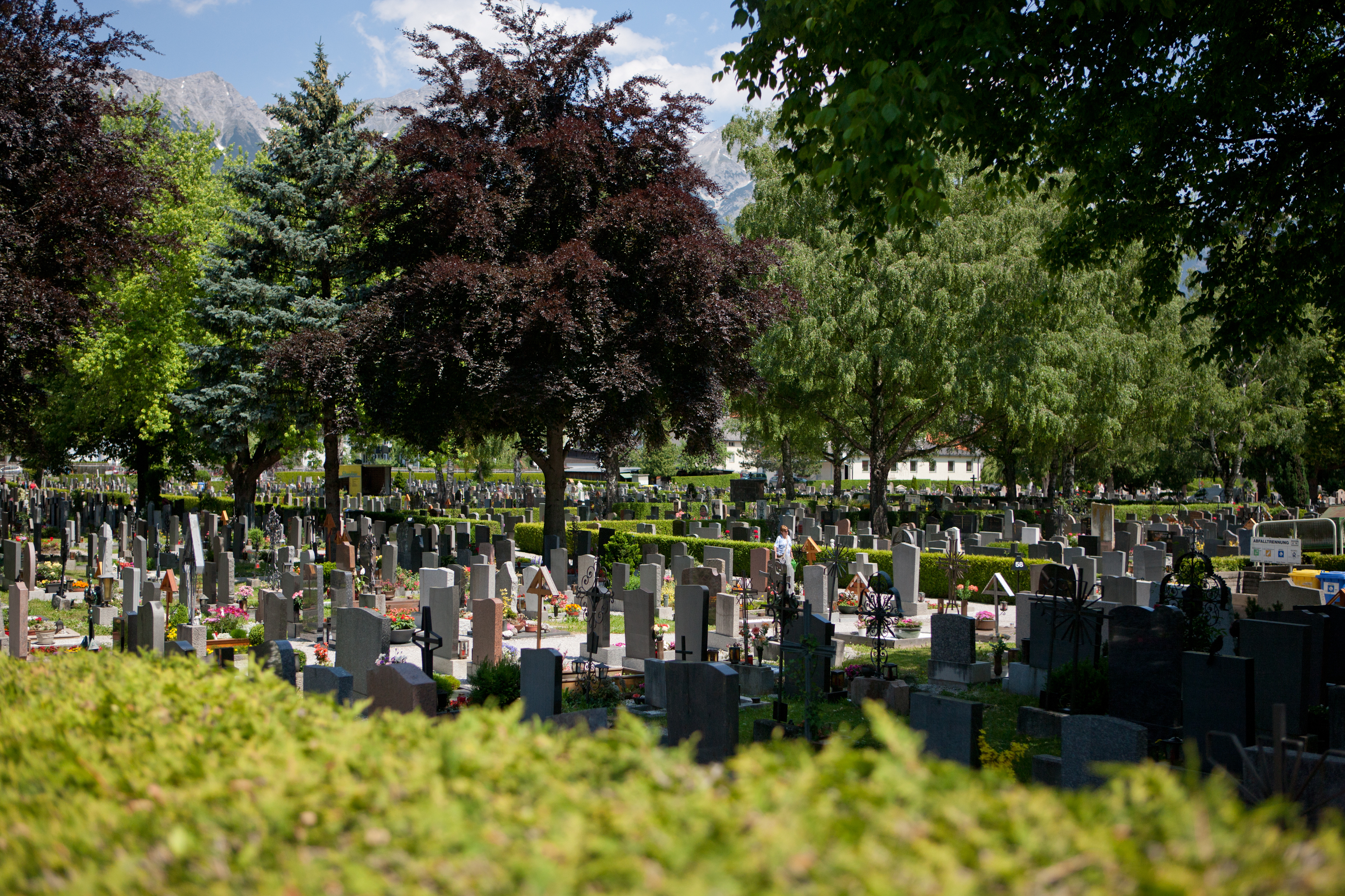 Auch der Friedhof Pradl ist ein geschichtsträchtiger Ort der Ruhe und Einkehr.