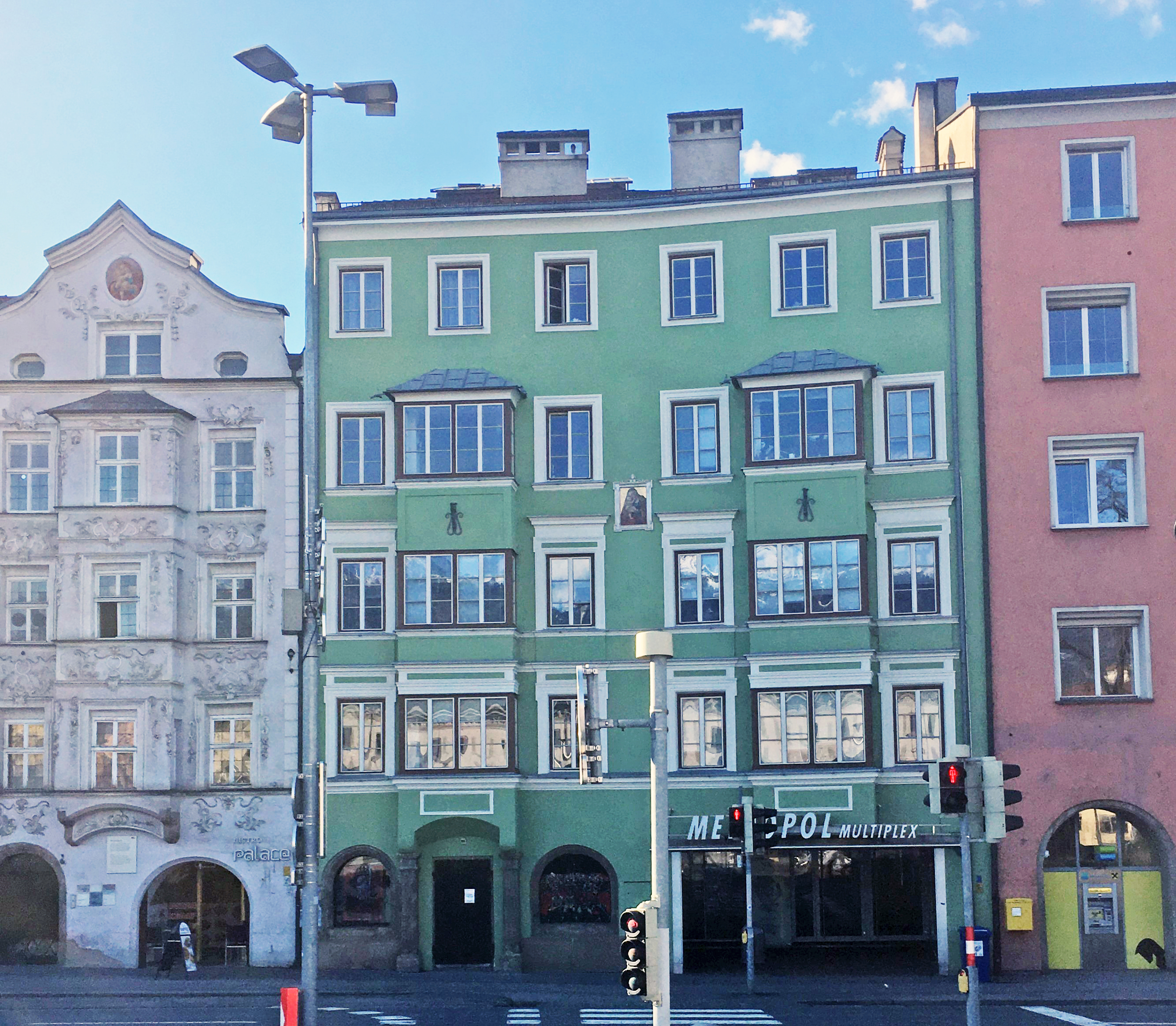 Zeitgenössischer Eindruck von der Innstraße 5.