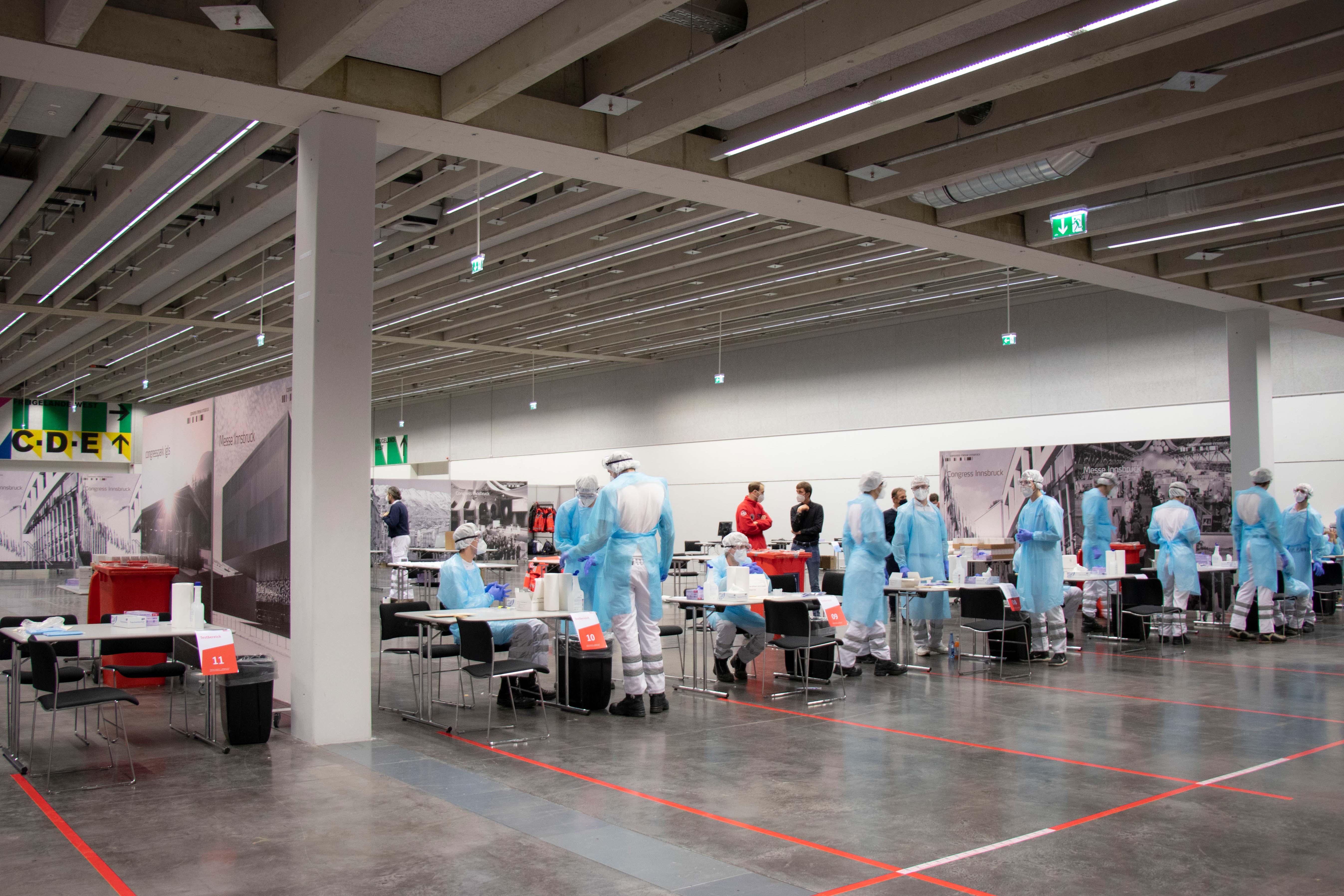 Der zweite Testtag in Innsbruck ist gut angelaufen.