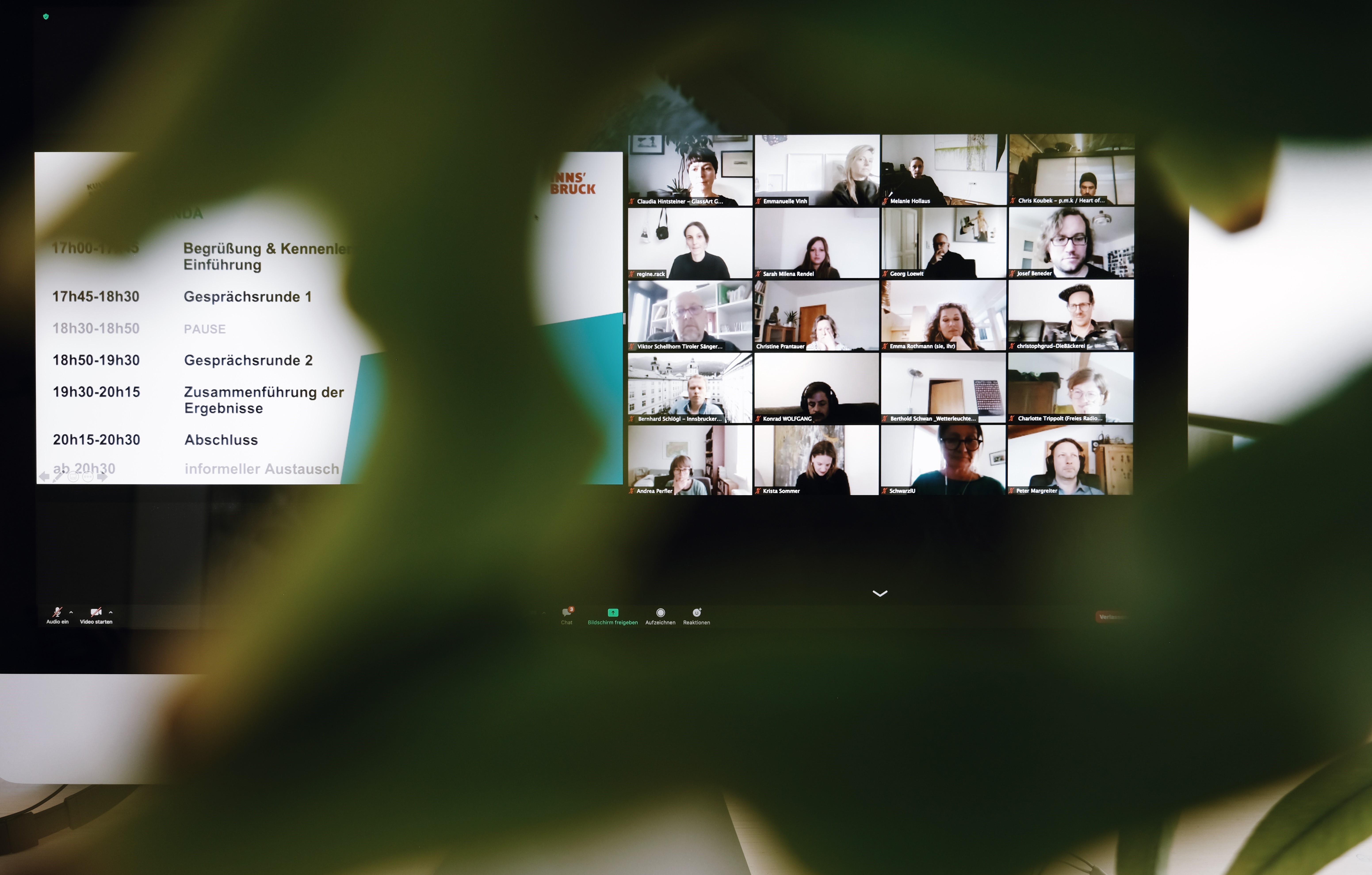 Reges Interesse an Kultur und Kunst: Der „Kulturstrategie 2030“-Workshop im April wurde mit über 180 Interessierten online durchgeführt.