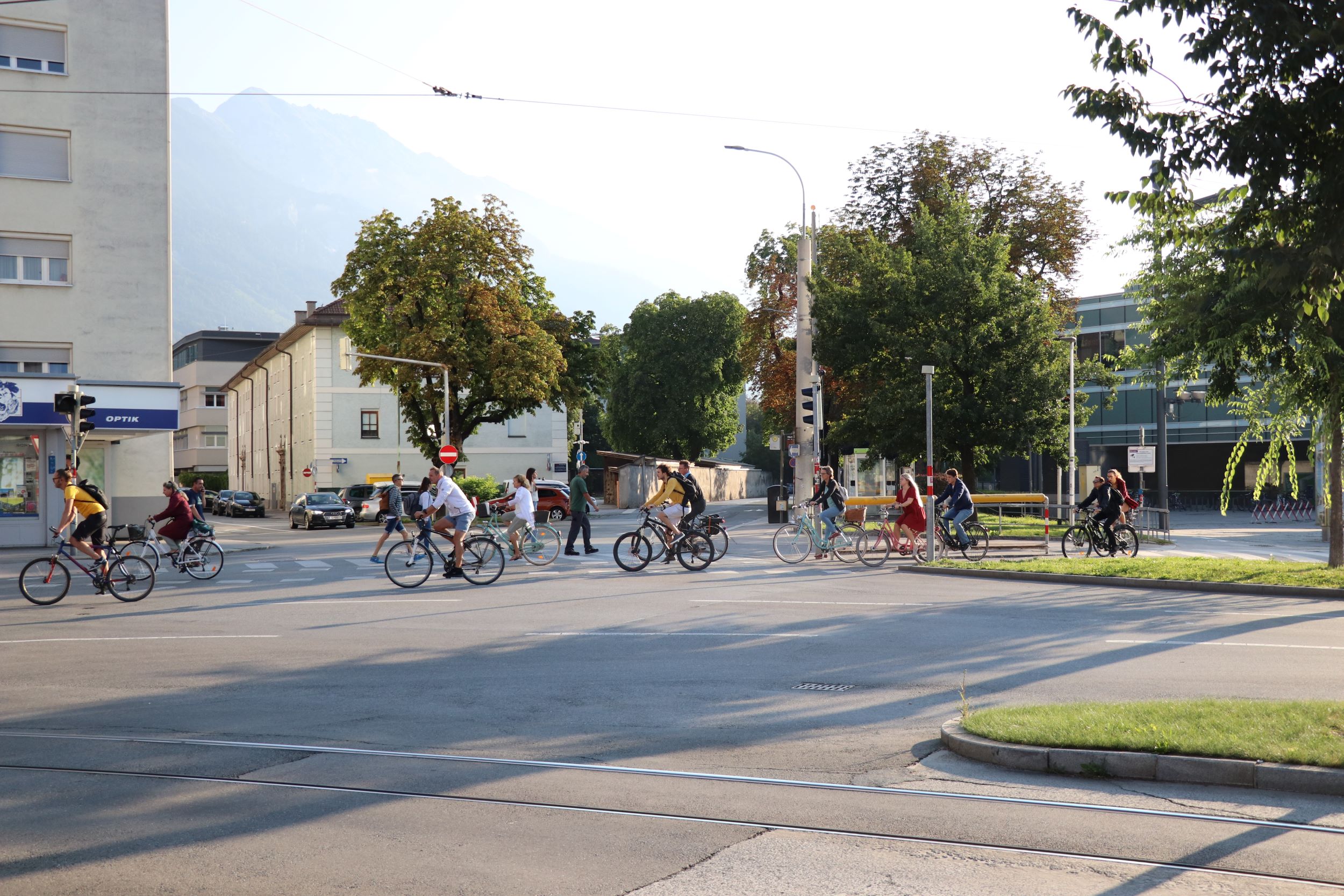 Innsbruck auf dem Weg zur Fahrrad-Stadt: Die Ausstellung "Fahr Rad" zeigte Fahrradförderungs-Lösungen aus anderen Städten auf.
