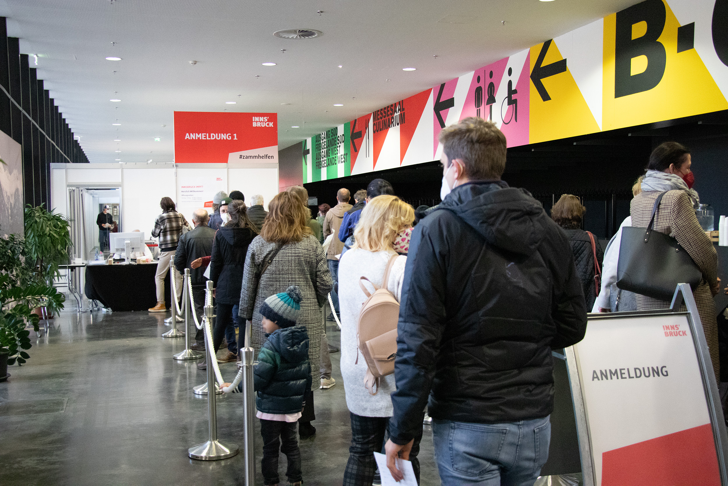 Die Impfaktionen der Stadt in der Messe Innsbruck wurden gut angenommen.