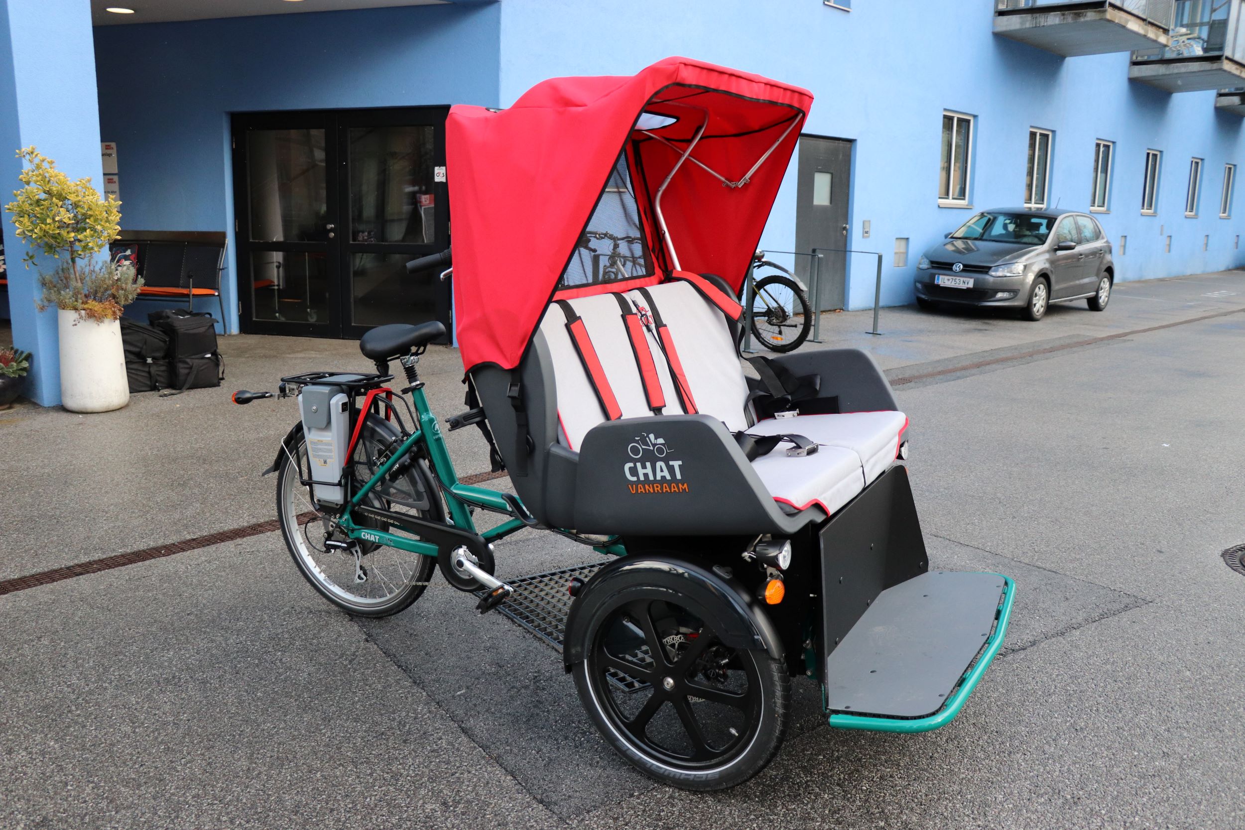Die ISD freut sich über ehrenamtliche RadlerInnen, die Ausflüge mit der Rikscha übernehmen.