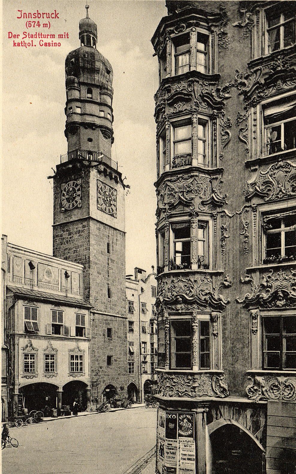 Im Stadtturm befand sich die städtische Feuerwache. Foto um 1910.