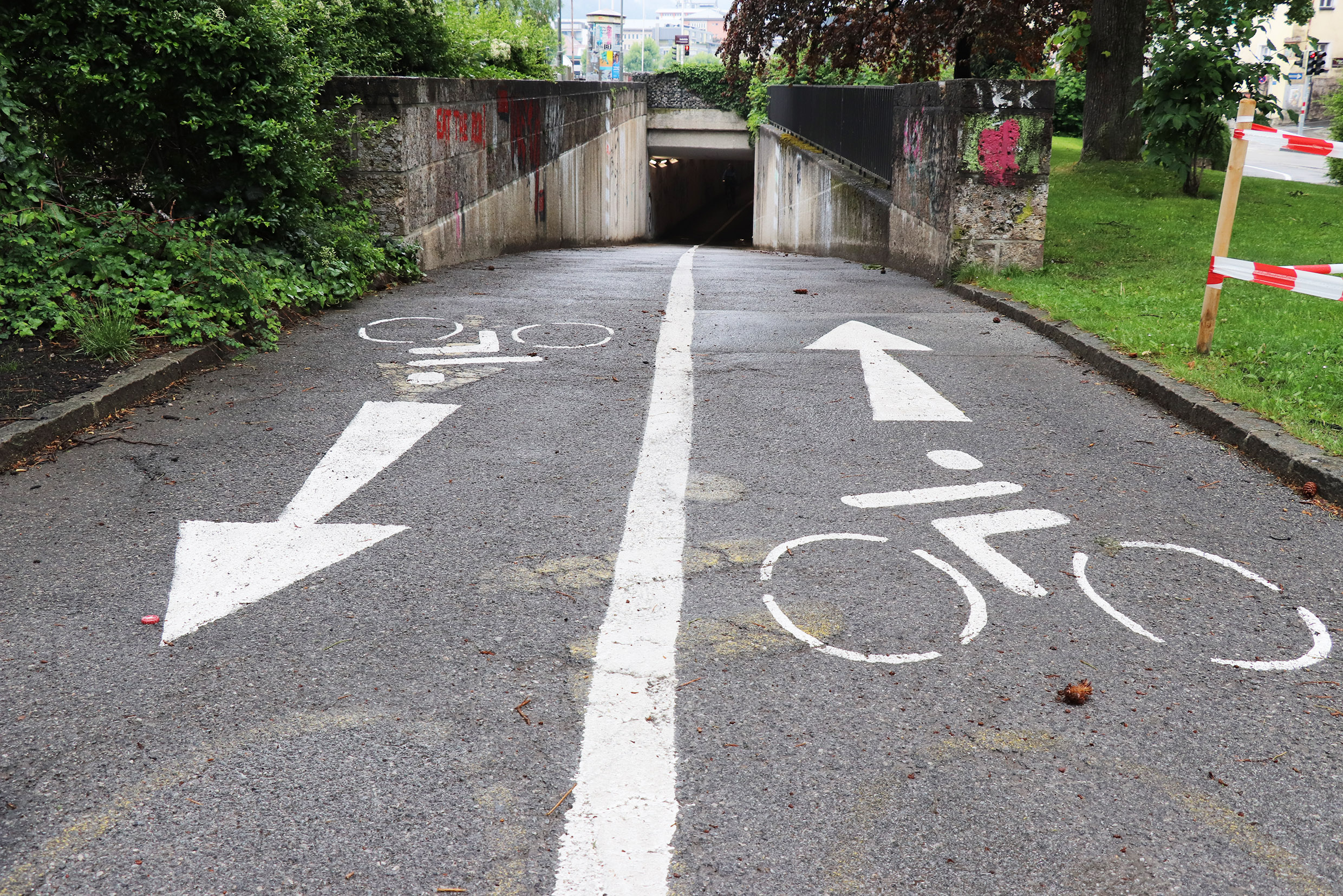 Kern der Radverkehrsstrategie "Masterplan 2030" sind der Ausbau und die Verbesserung des Innsbrucker Radwegenetzes.