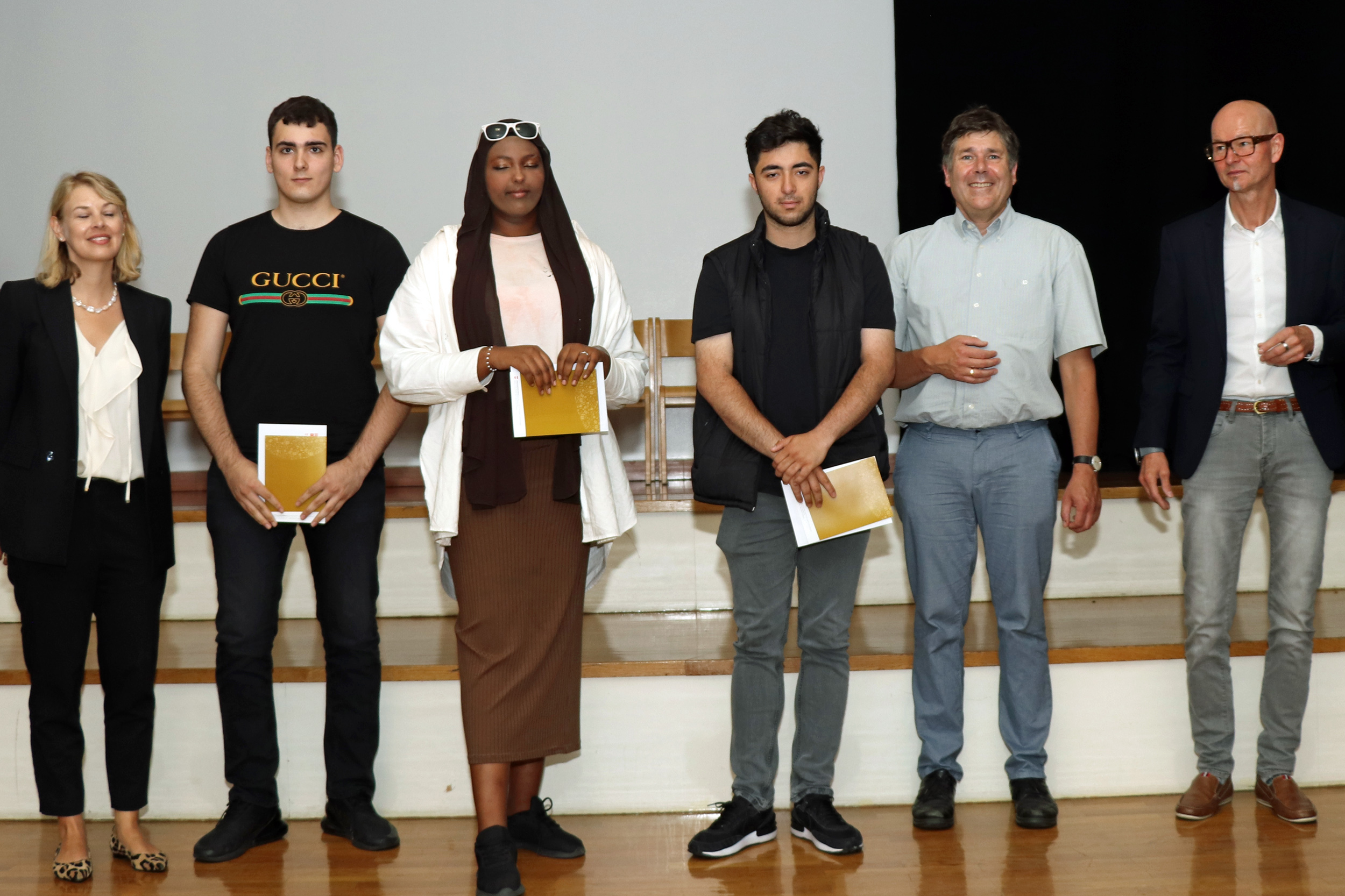 Die SchülerInnen der Daniel-Sailer-Schule.