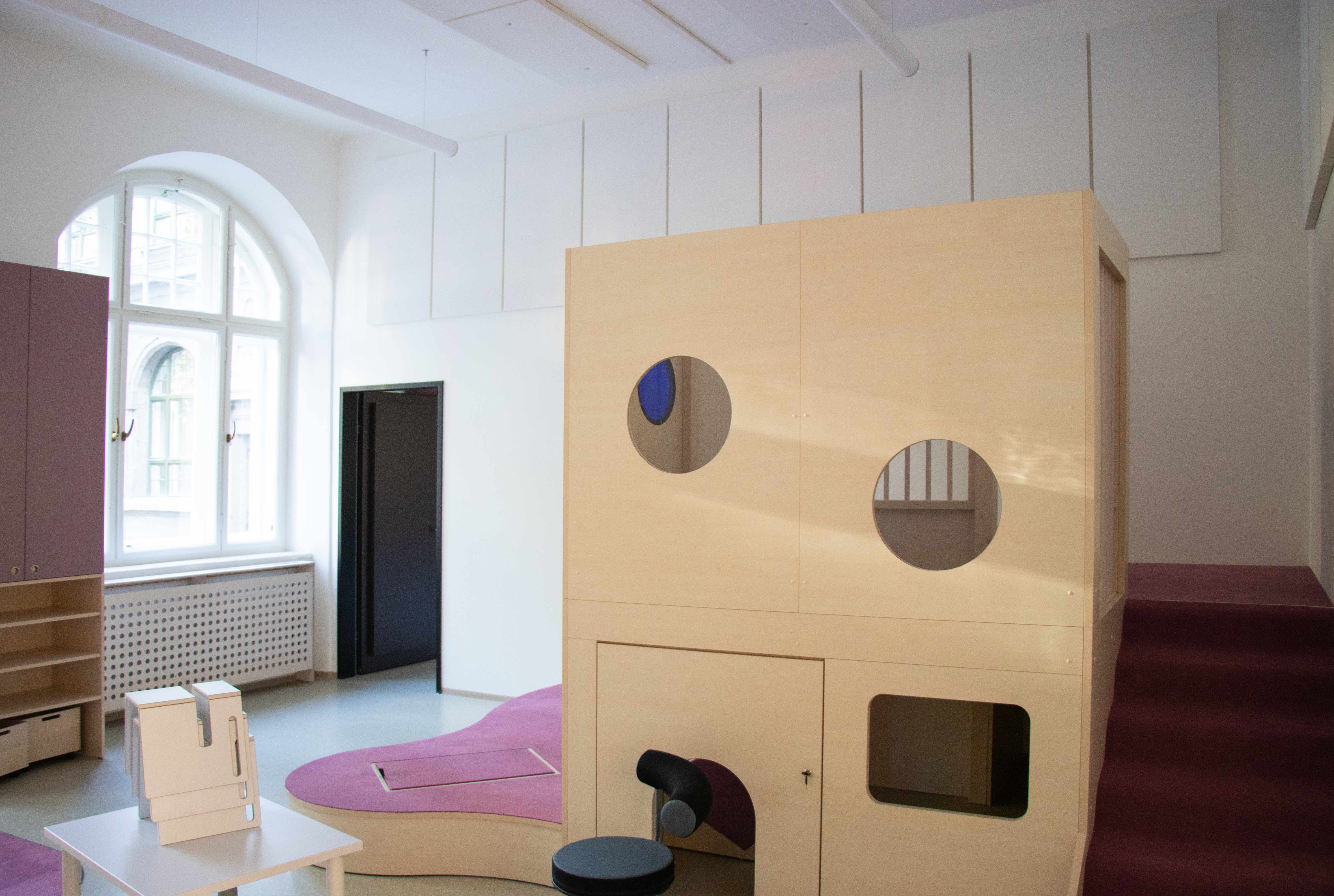 Der Großkindergarten und die Kinderkrippe in der Müllerstraße erstrahlen in frischem Glanz.