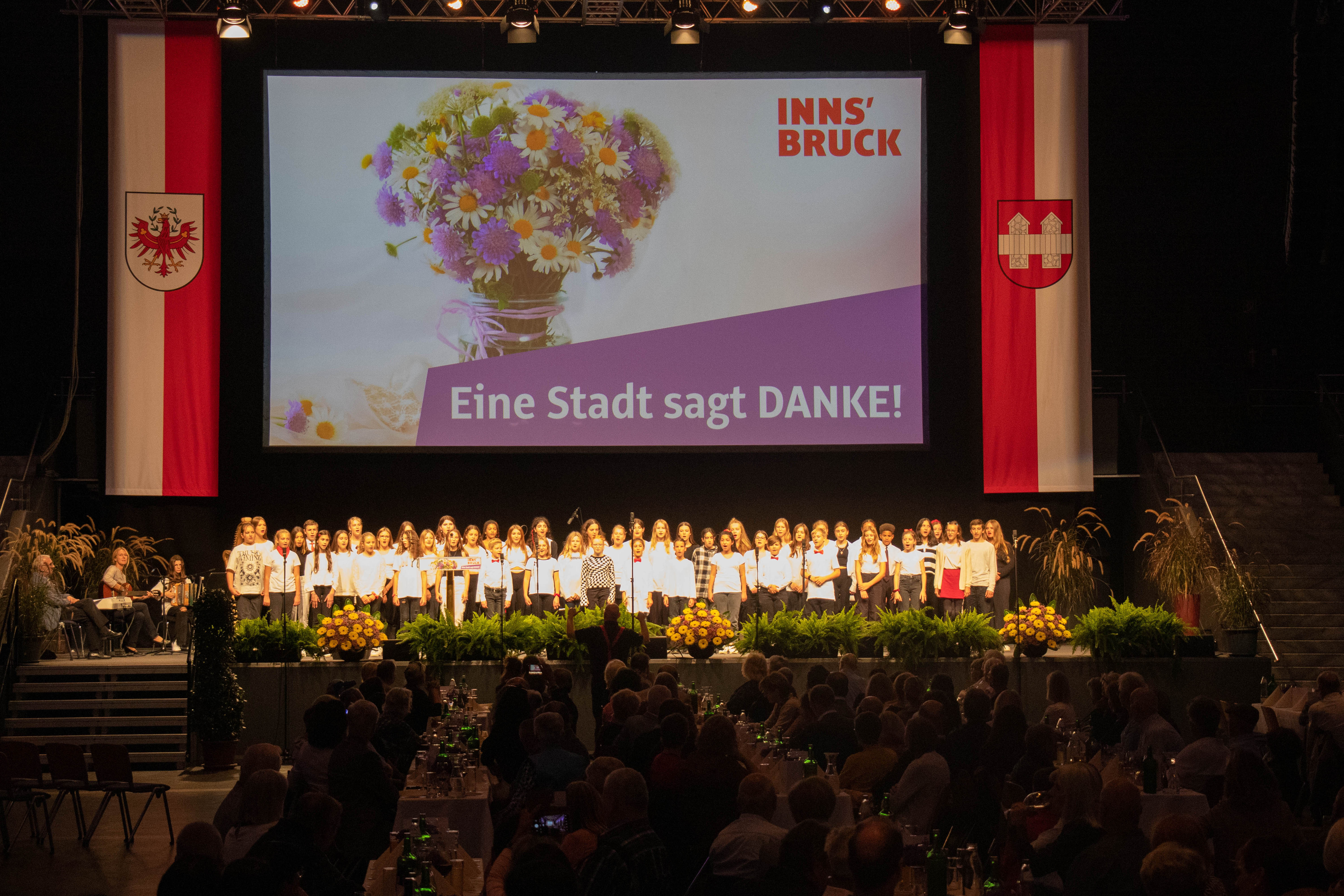 Die Gäste durften sich bei der Feier auch über musikalische Untermalung seitens der Musikmittelschule und der Musikschule der Stadt Innsbruck erfreuen.