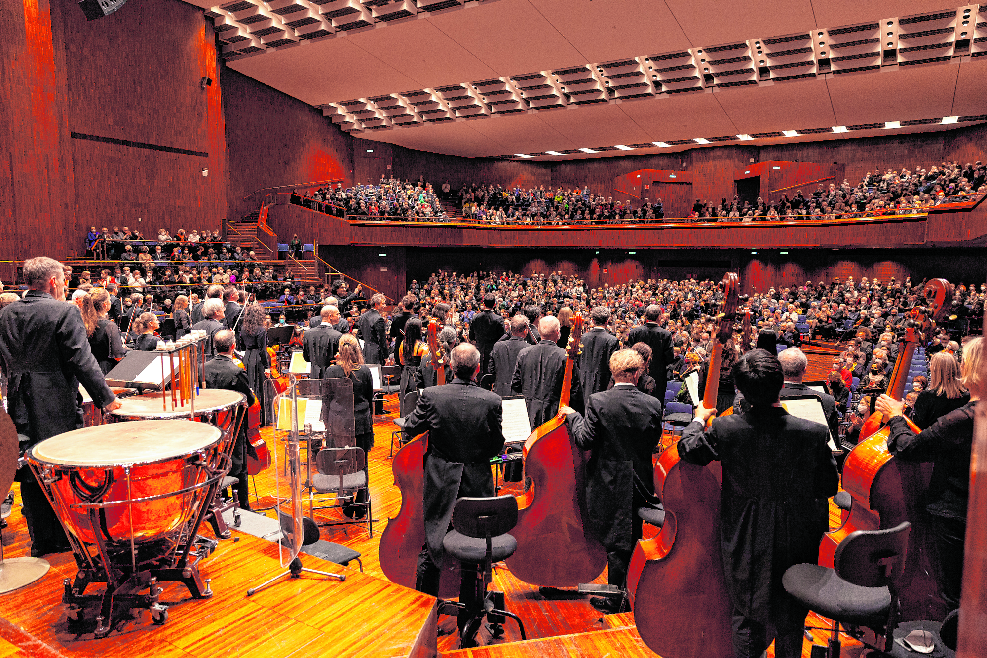 Der Saal Tirol im Congress Innsbruck ist Konzertsaal der  Symphoniekonzerte des TSOI.