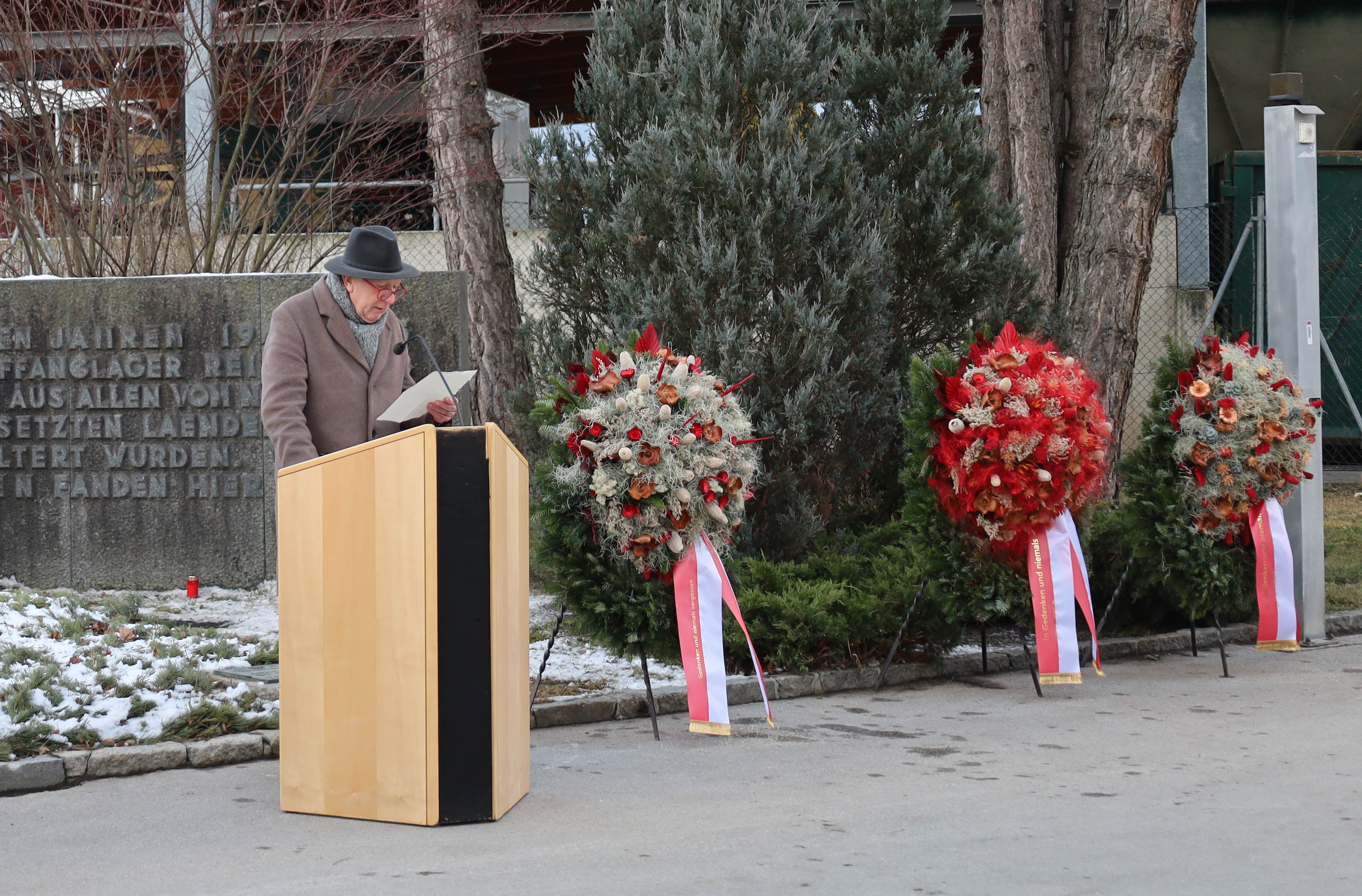 Präsident Günter Lieder von der Israelitischen Kultusgemeinde für Tirol und Vorarlberg.