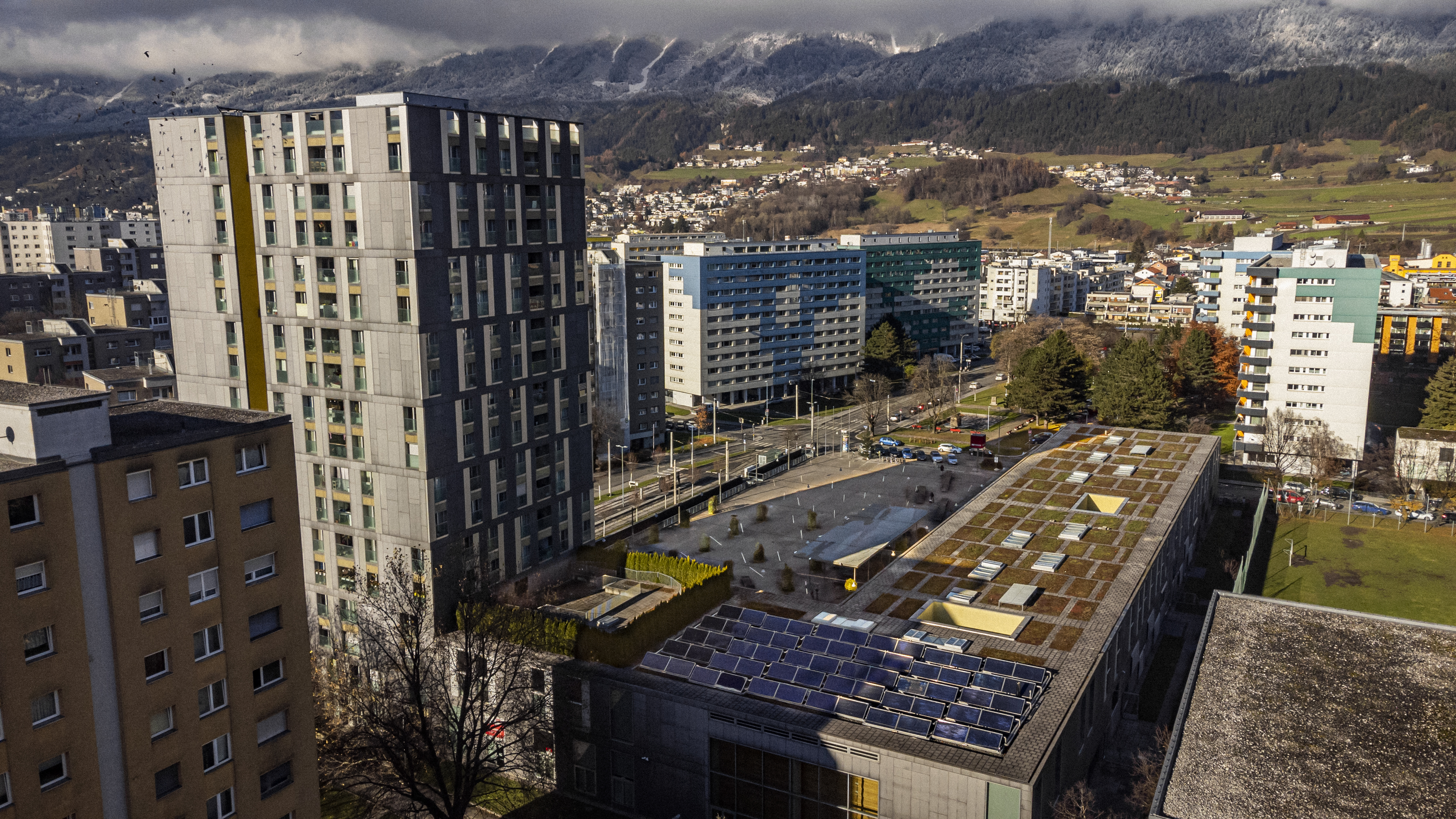 Der Luggerplatz im O-Dorf: Das Hauptprojekt der klimafitten Maßnahmen 2024.