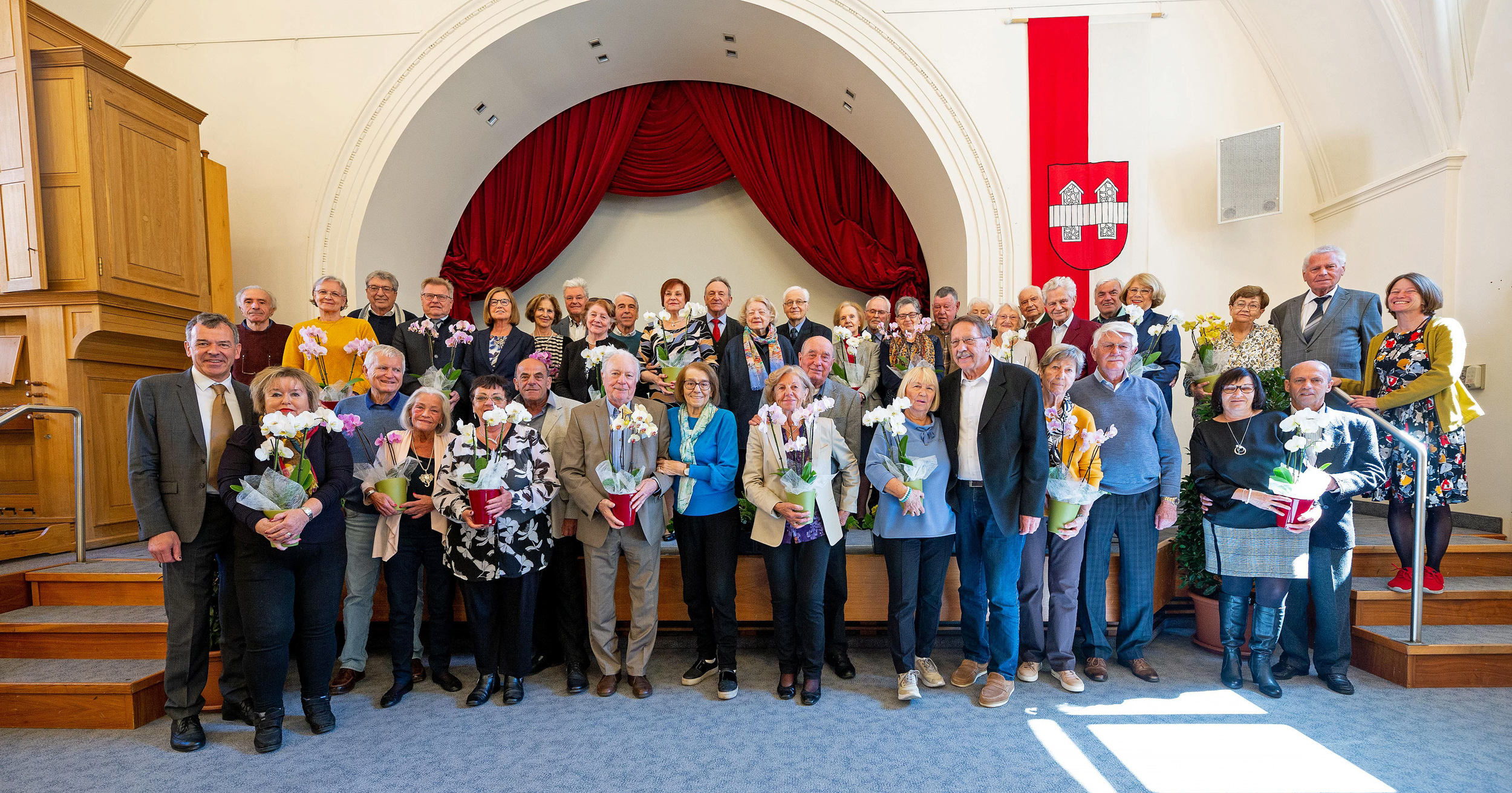 Nach coronabedingter Pause fand wieder eine Hochzeitsjubiläumsfeier im großen Rahmen statt.