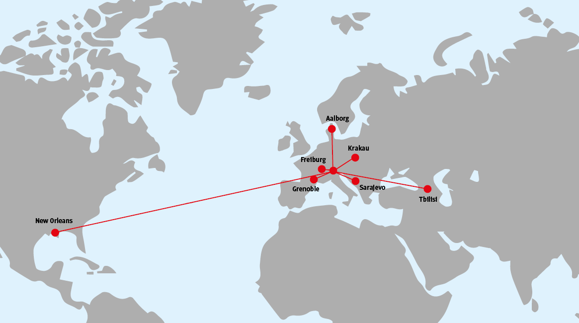 Innsbruck pflegt Freundschaften mit Städten in der ganzen Welt.