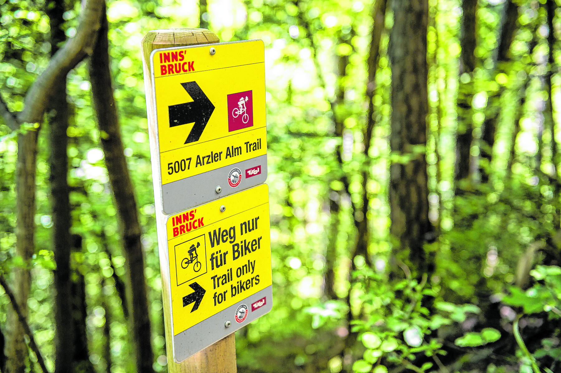 Die „georeferenzierte“ Laufstreckenbeschilderung erlaubt einfaches Monitoring. Ob bei Standortänderungen, fehlenden oder durch Vandalismus zerstörten Beschilderungen, man kann mittels digitalem Tool direkt vor Ort, also im Gelände, ein fehlendes Schild melden.