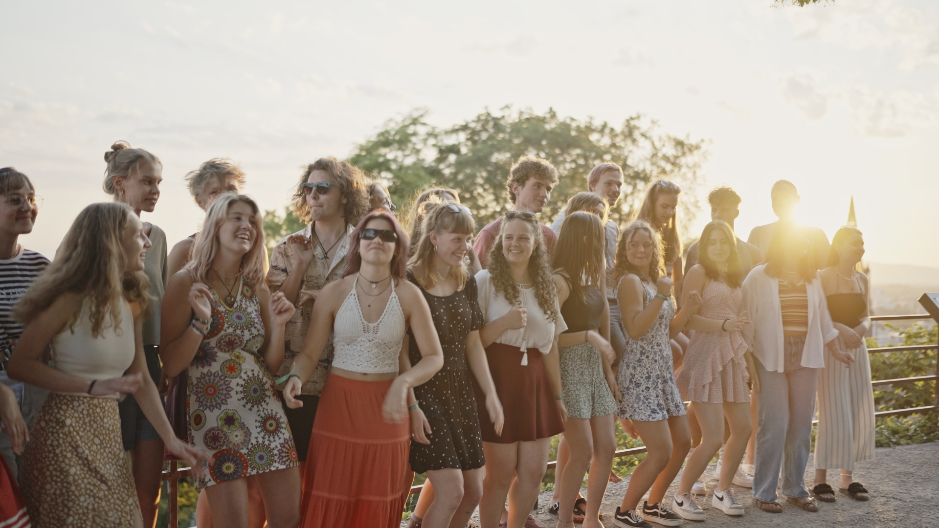 Jubelchöre: Zur 60-jährigen Städtepartnerschaft singen Jugendliche aus Freiburg und Innsbruck.