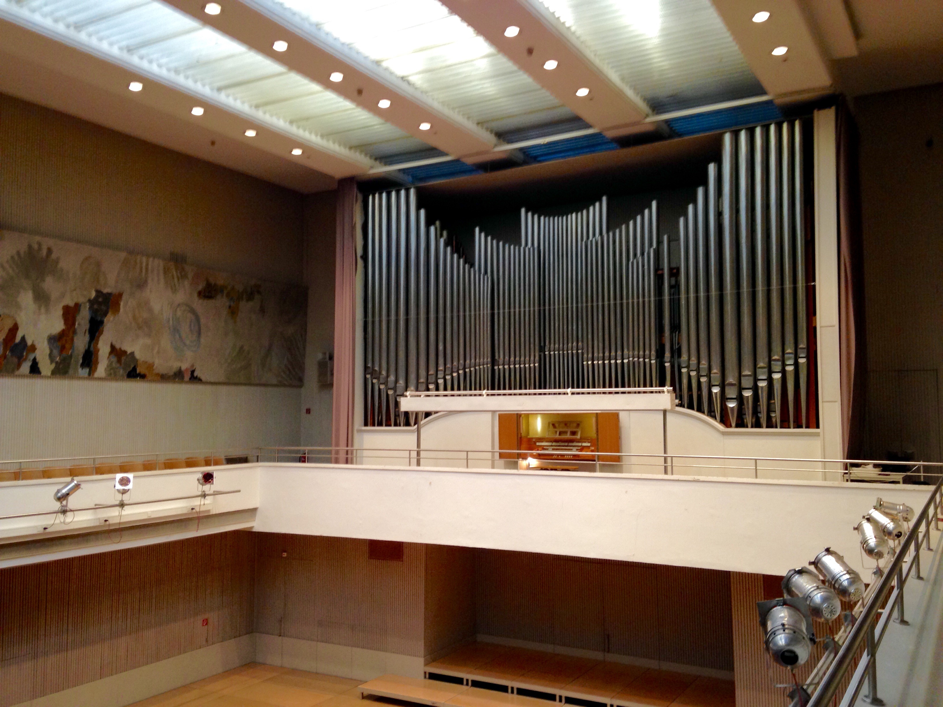 Noch bis 14. Jänner kann man der Orgel im Stadtsaal lauschen.