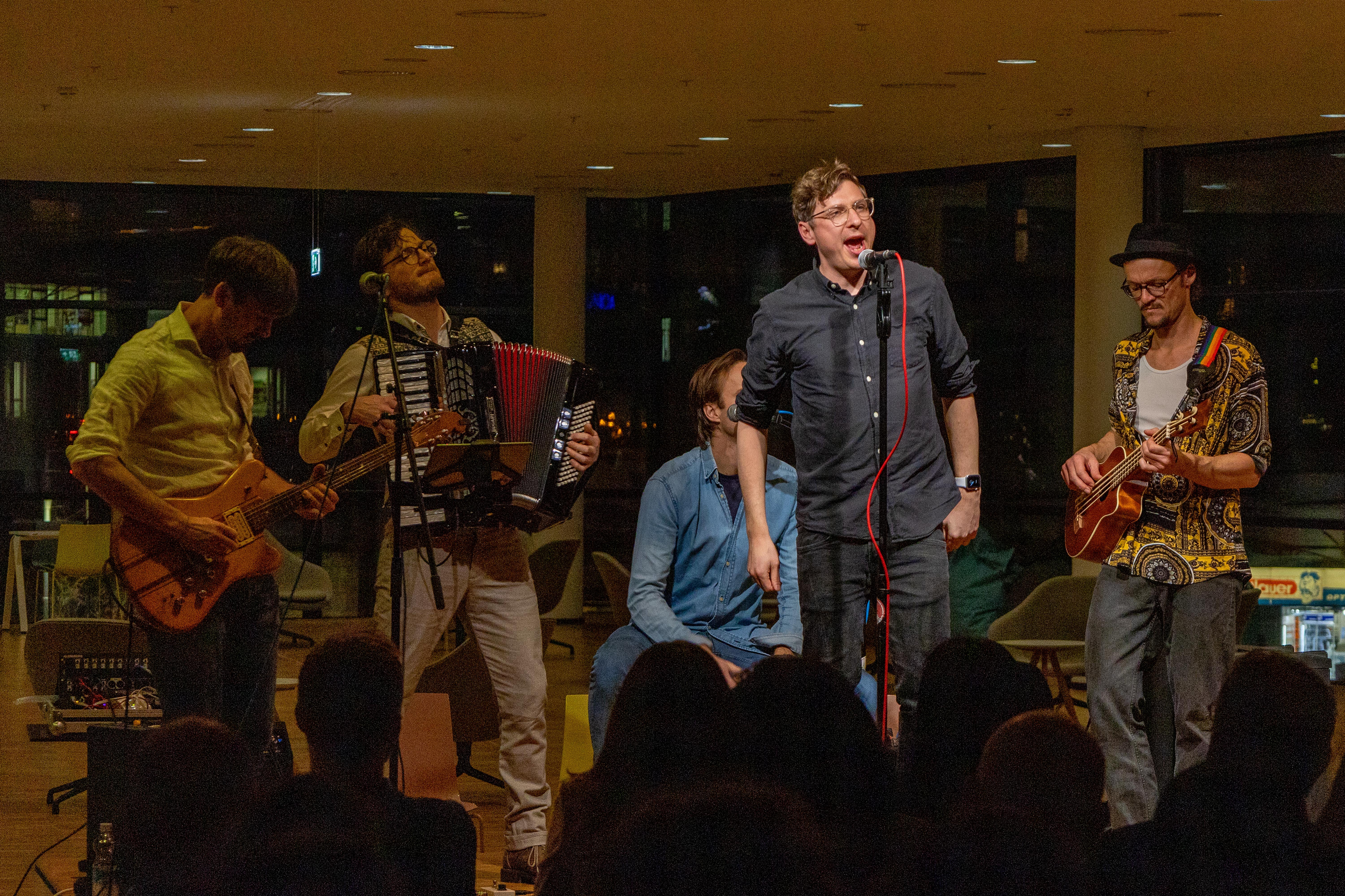 Die Musiker der Mundart-Formation "Tumulti" sorgten für die musikalische Umrahmung der Preisverleihung.