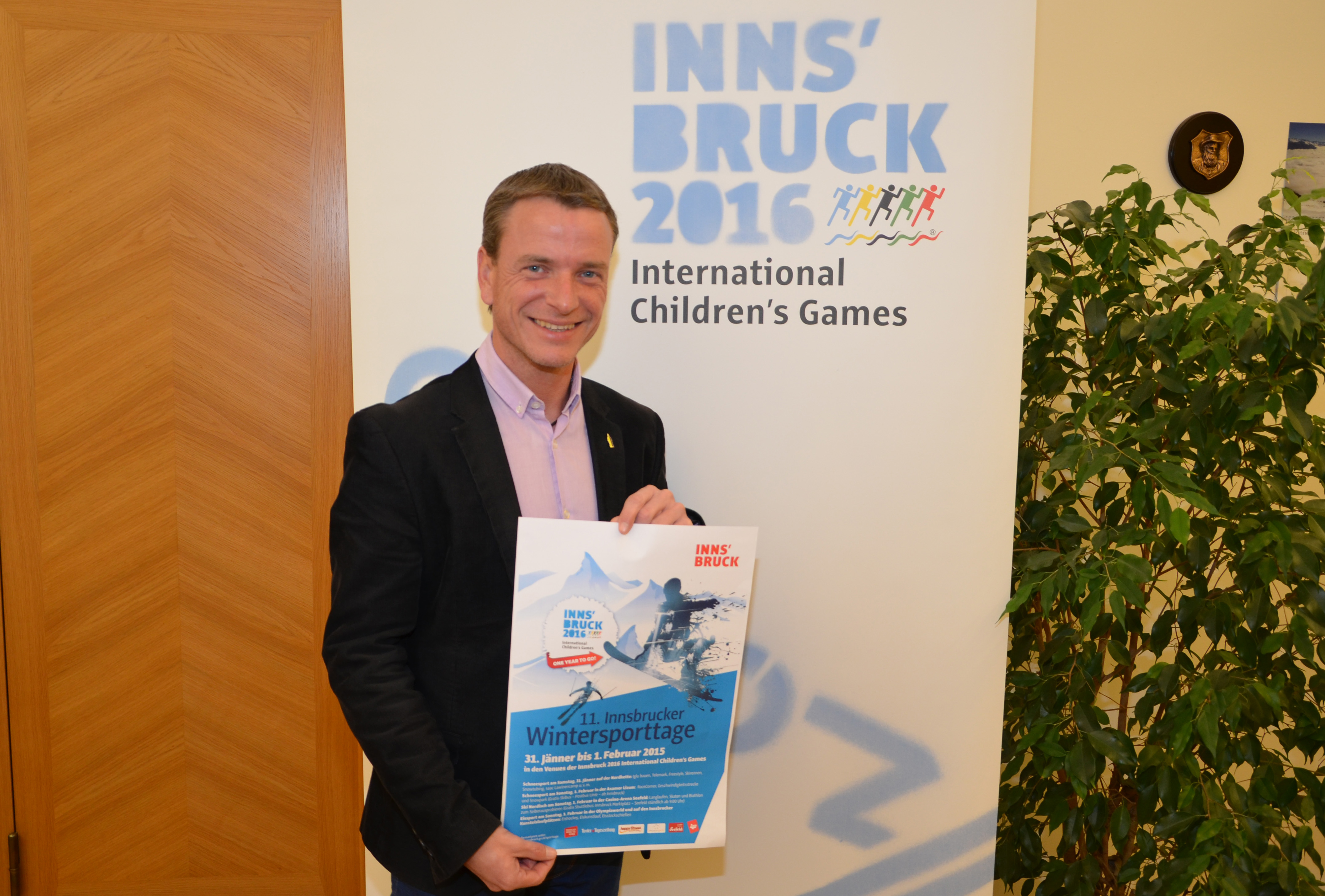 Vizebürgermeister Christoph Kaufmann freut sich auf die bevorstehenden 11. Innsbrucker Wintersporttage.