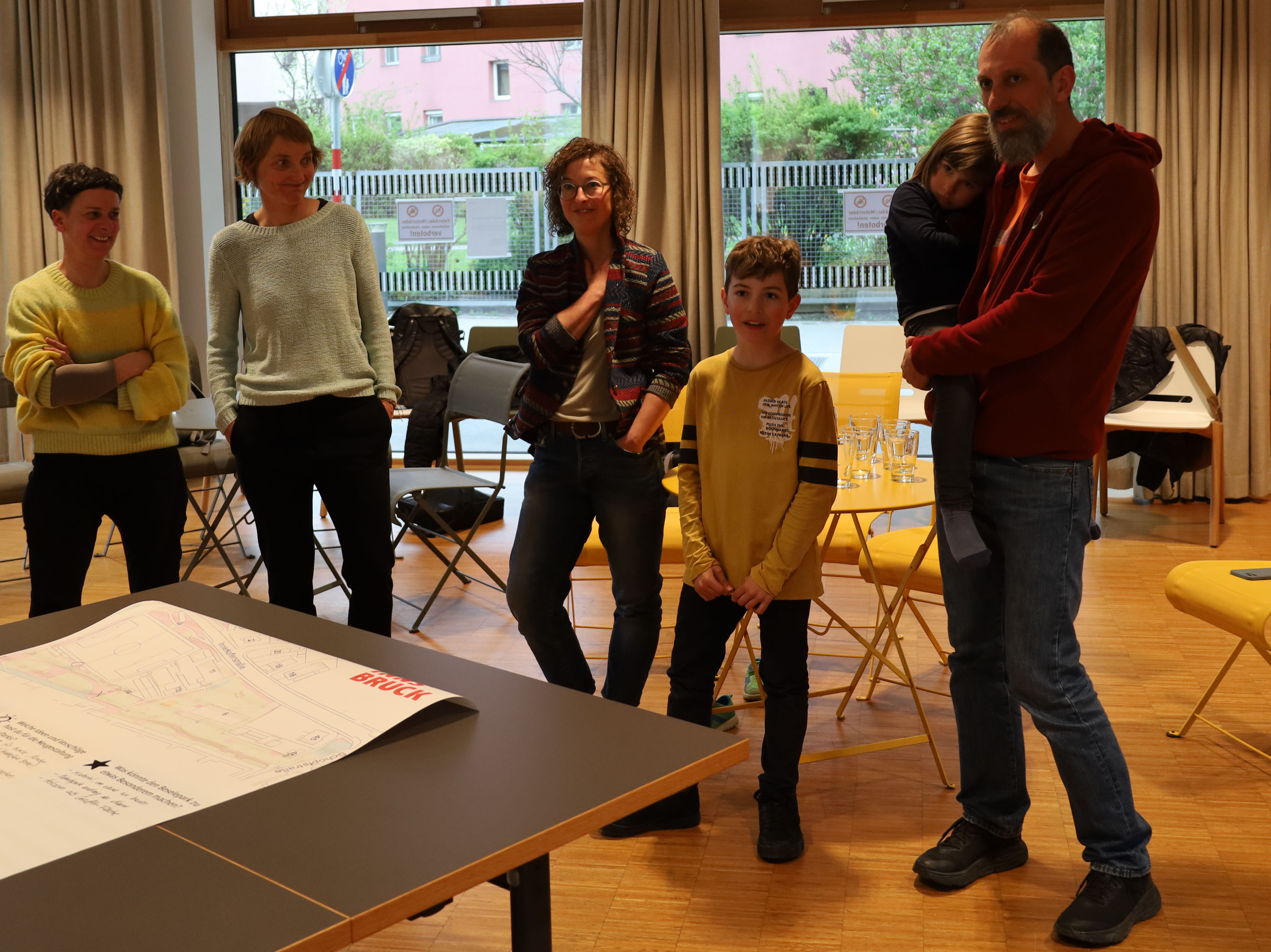 Auch die Wünsche zur Neugestaltung aus Sicht von Kindern werden gehört.