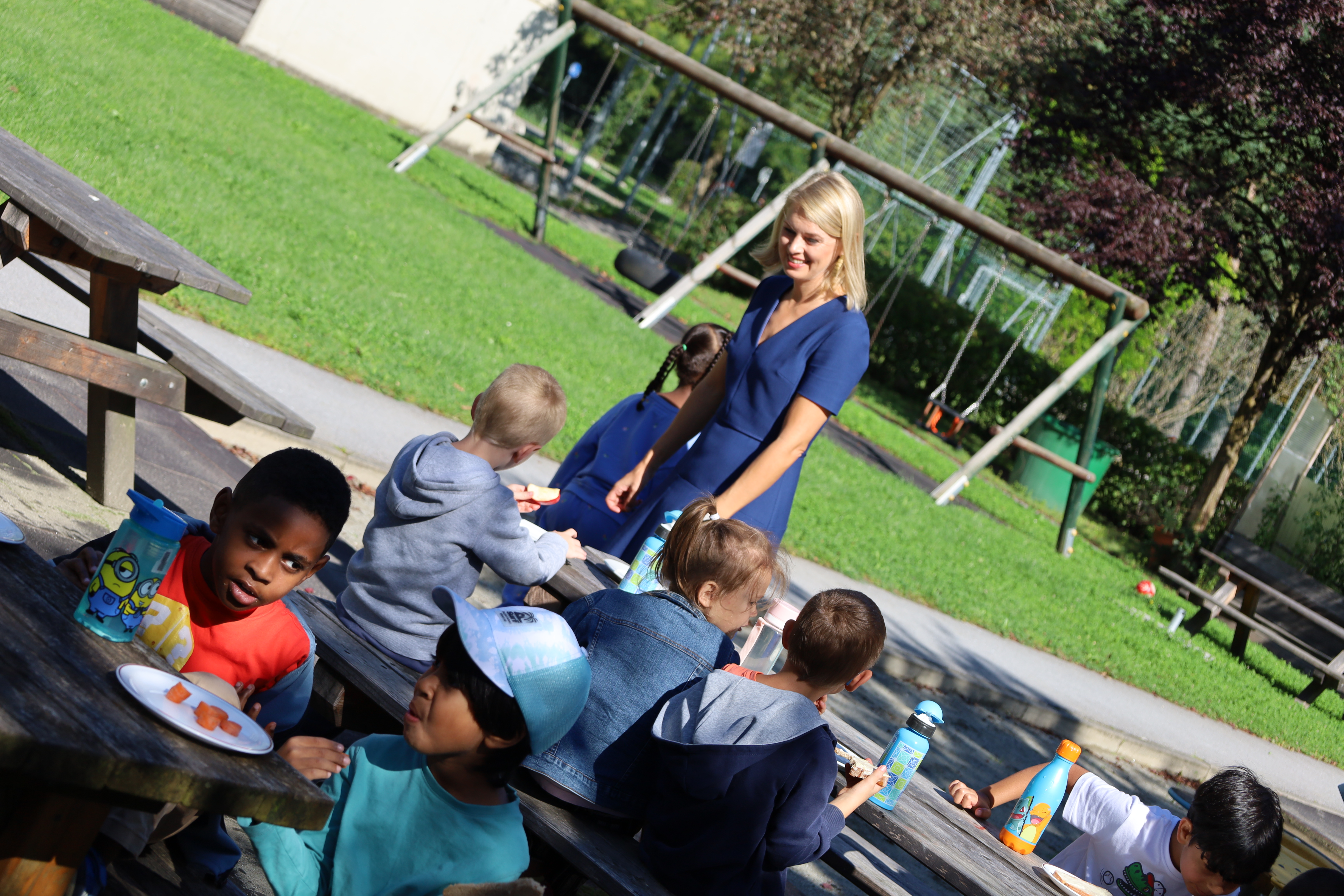 Der Kindergarten Hötting-West ist einer von vier Standorten, die "Deutsch im Sommer" anbieten.