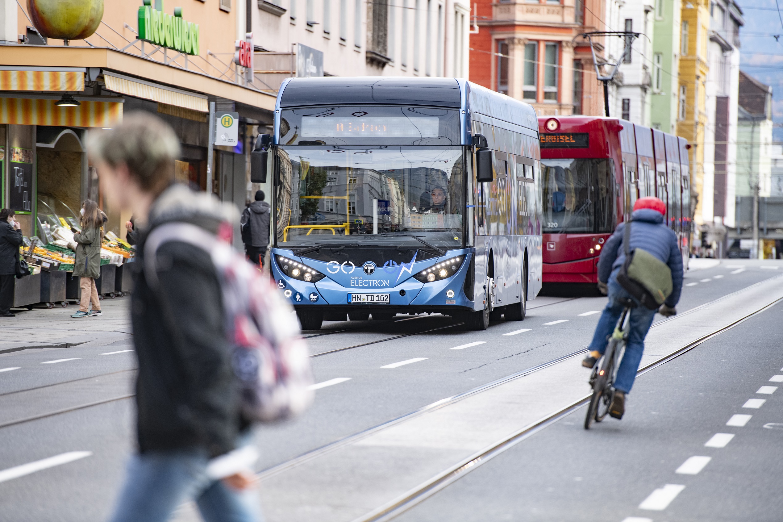Ab Ende 2025 sollen fünf Elektrobusse die Flotte der IVB verstärken.