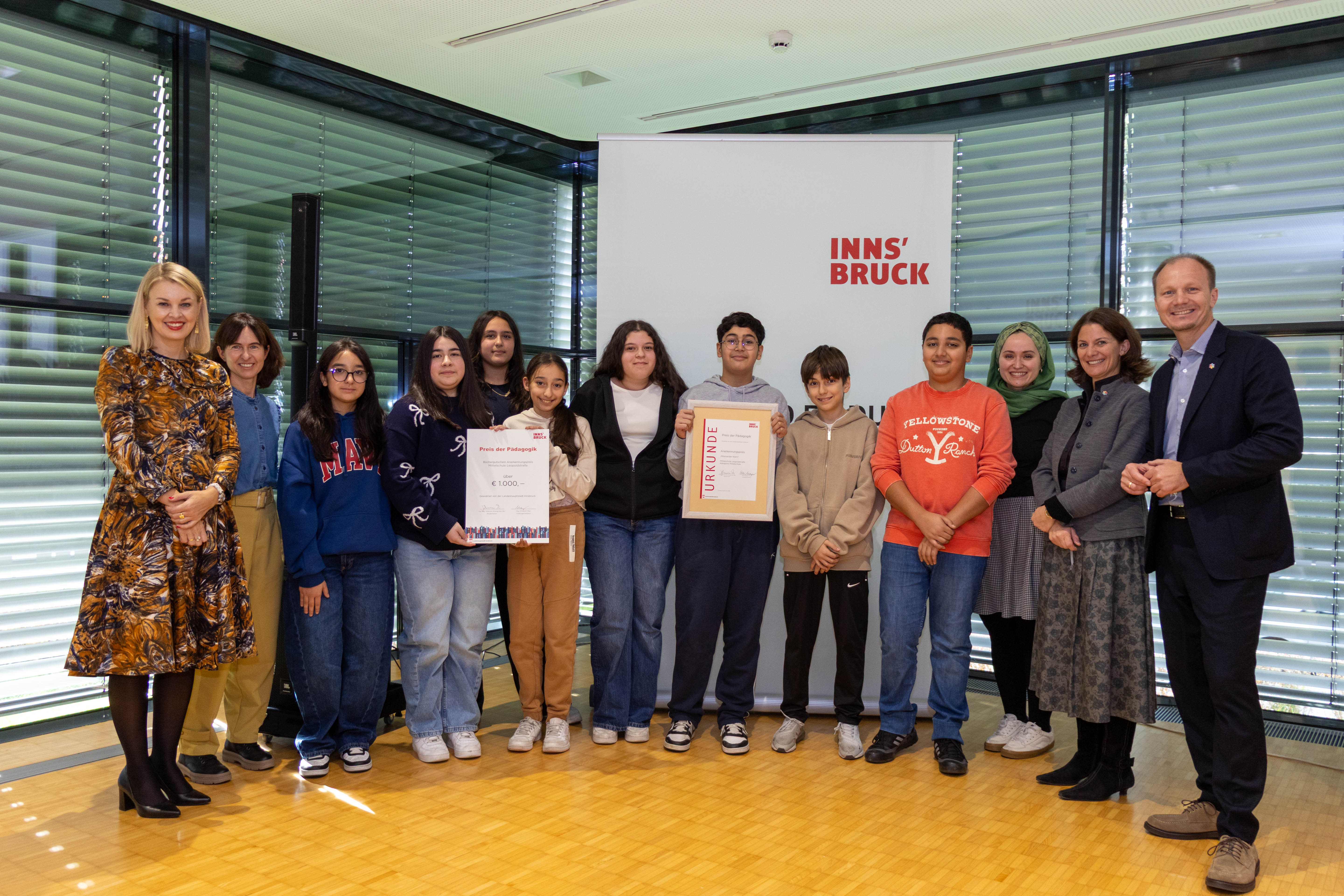 Die Mittelschule Leopoldstraße erhielt für ihr Projekt „Miteinander feiern, voneinander lernen“ den Preis.