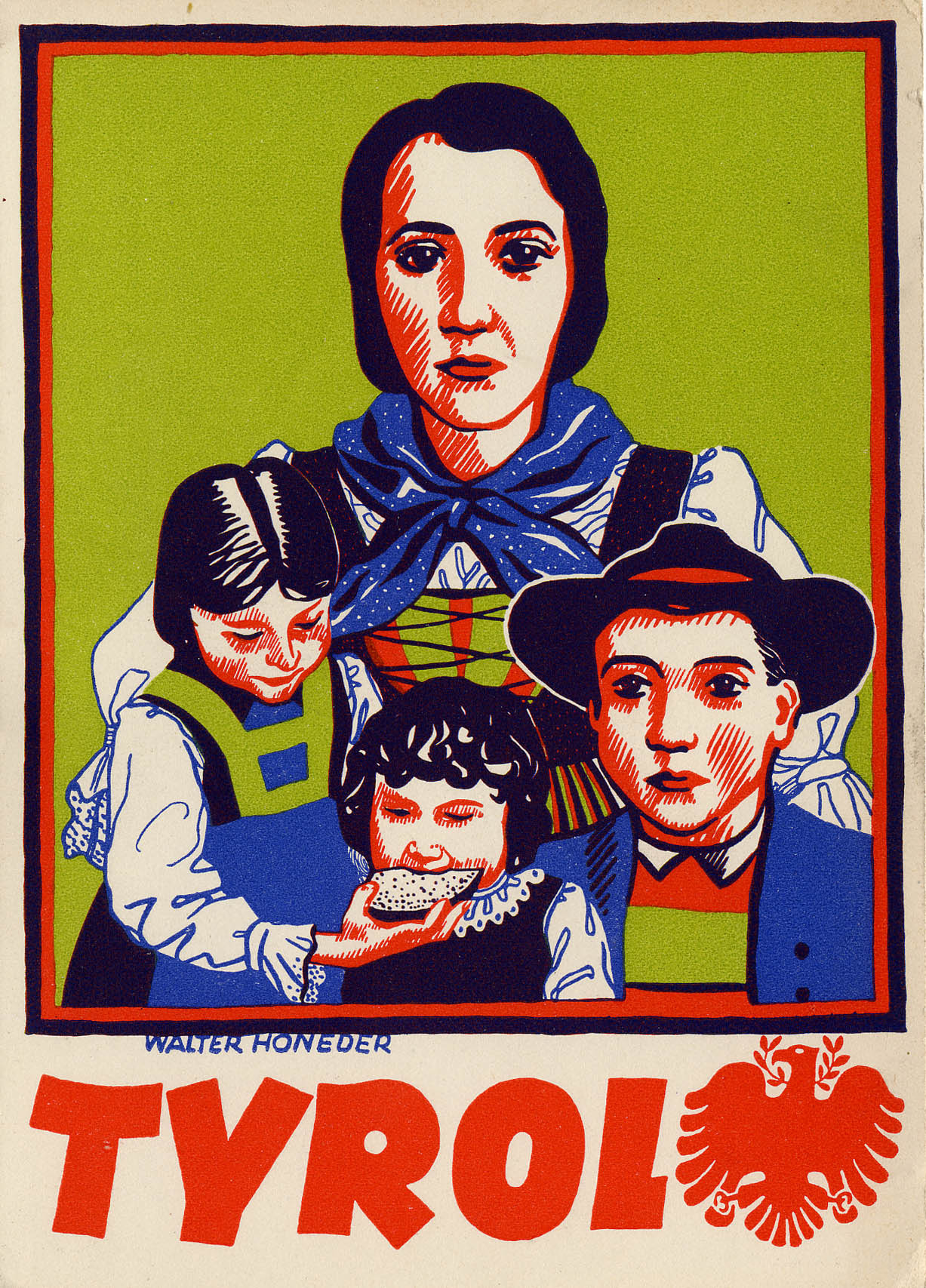 Plakat des Mutterschutzwerks zum Muttertag 1936