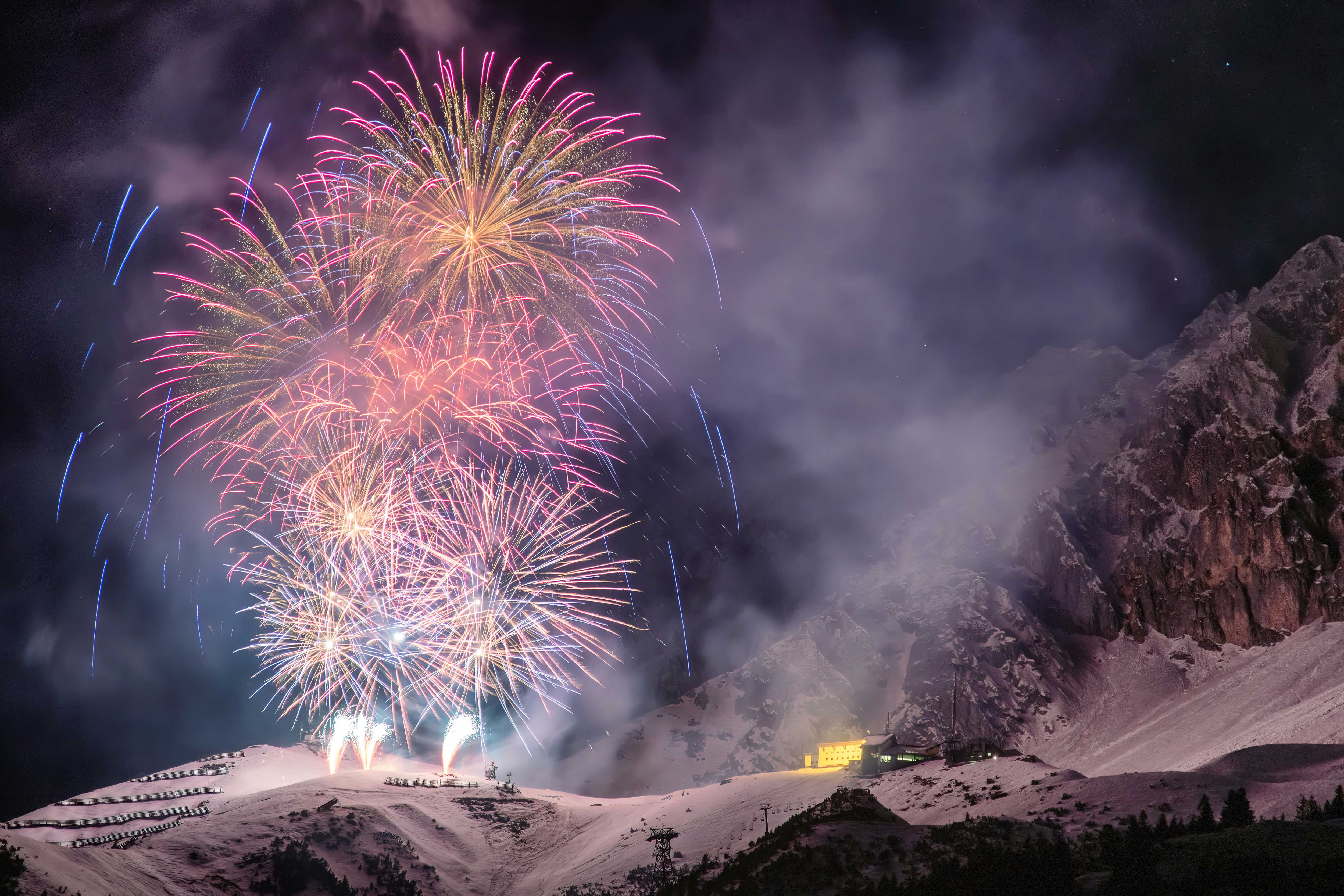 Die Stadt Innsbruck ersucht aufgrund der vorherrschenden Brandgefahr, auf das Abbrennen privater Feuerwerke zu Silvester zu verzichten und das mit entsprechend vorbeugenden Brandschutzmaßnahmen und einer Brandsicherheitswache professionell organisierte Feuerwerk auf der Seegrube zu genießen.