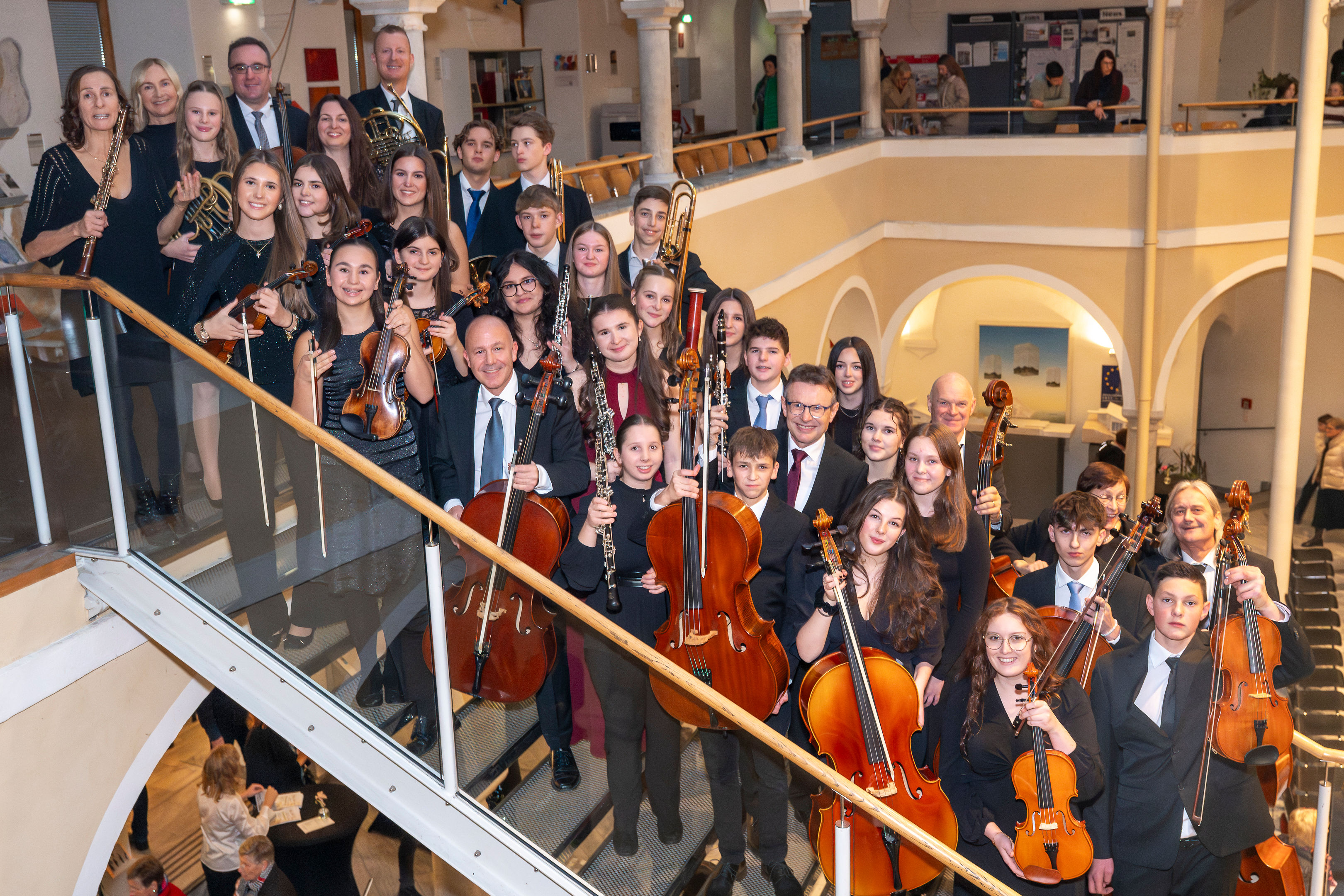 Die Jugendphilharmonie der Musikschule Innsbruck konzertiert am 23. Jänner gemeinsam mit der Camerata Porcia-Spittal - hier im Bild - im Haus der Musik Innsbruck.