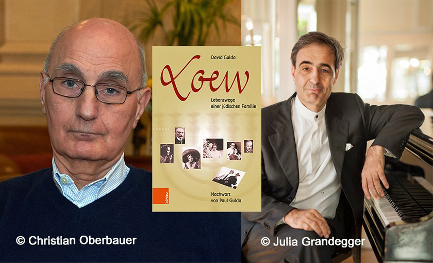 Die Brüder David (li.) und Paul Gulda erzählen am 30. Jänner im Ursulinensaal (Innrain 7) aus der bewegten Geschichte ihrer Familie.