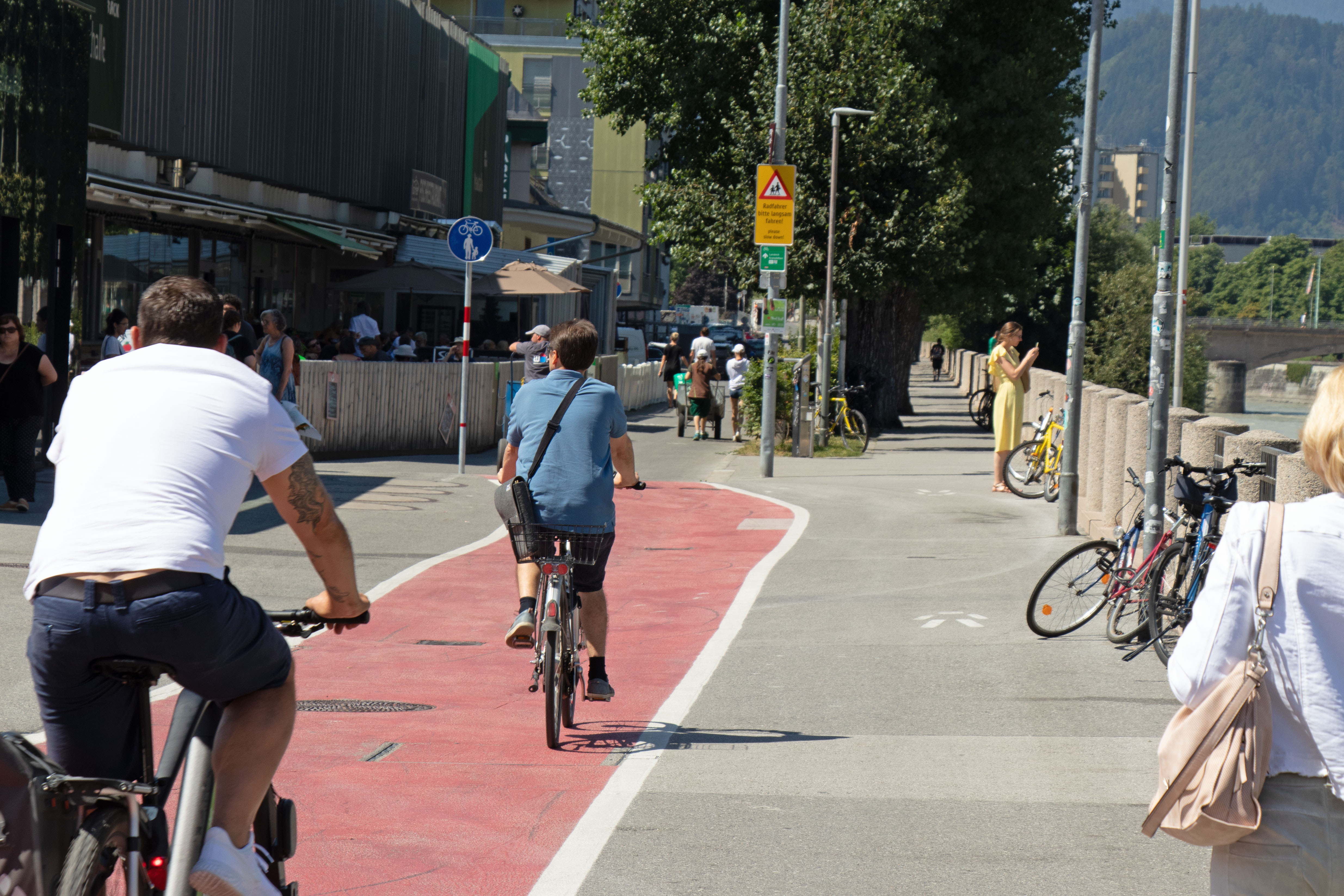Mit der verbesserten Radweganbindung Richtung Westen wird das Innsbrucker Radwegenetz weiter ausgebaut.