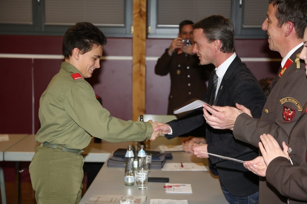 Jahreshauptversammlung der Freiwilligen Feuerwehr Arzl am 28. März 2015