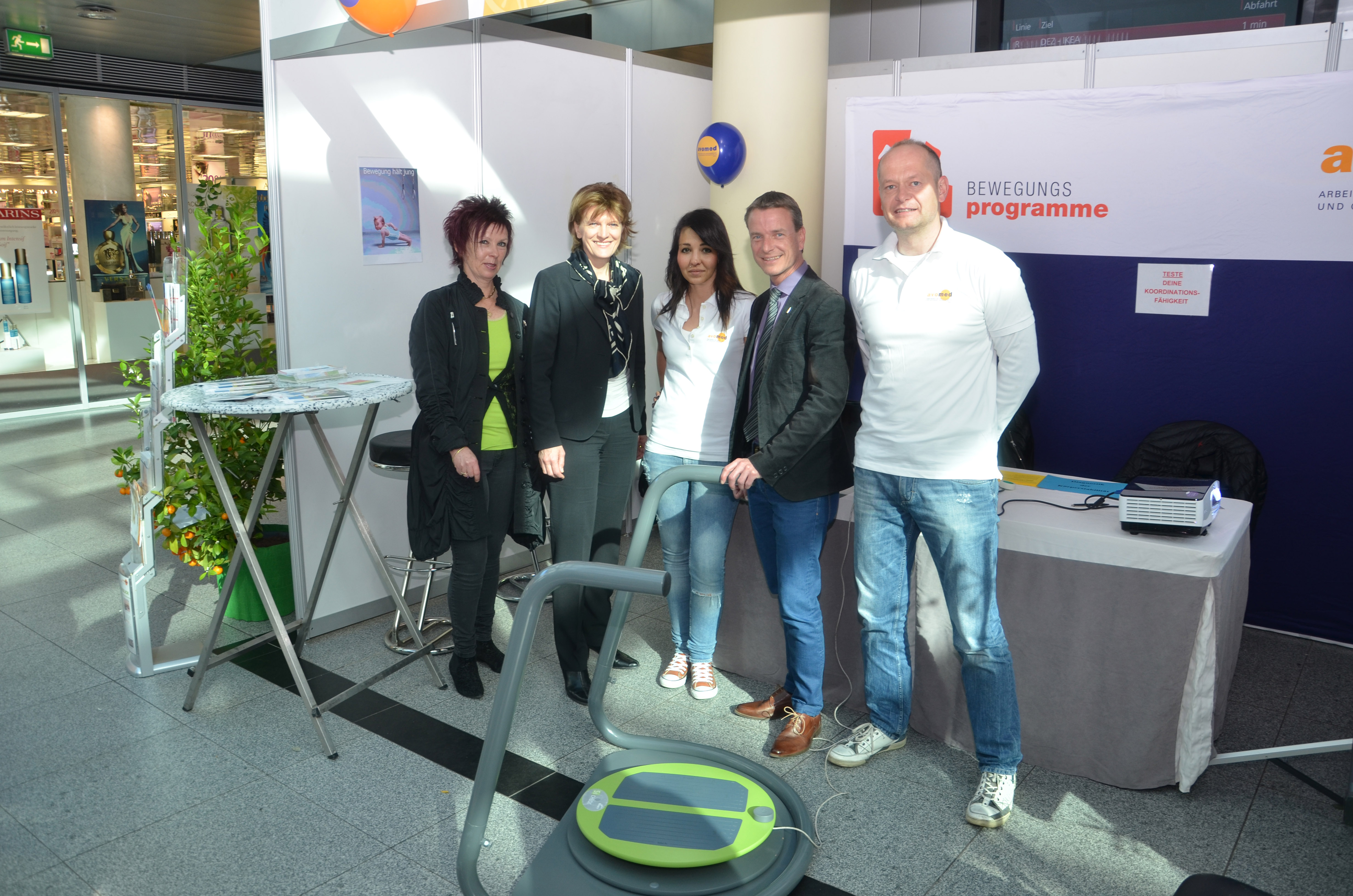 Bürgermeisterin Christine Oppitz-Plörer eröffnete die Gesundheitstage für SeniorInnen gemeinsam mit Vizebürgermeister Christoph Kaufmann. Organisatorin Uschi Klee (Referatsleitung Frauen, Familien und SeniorInnen) freute sich über viele BesucherInnen von Beginn an.