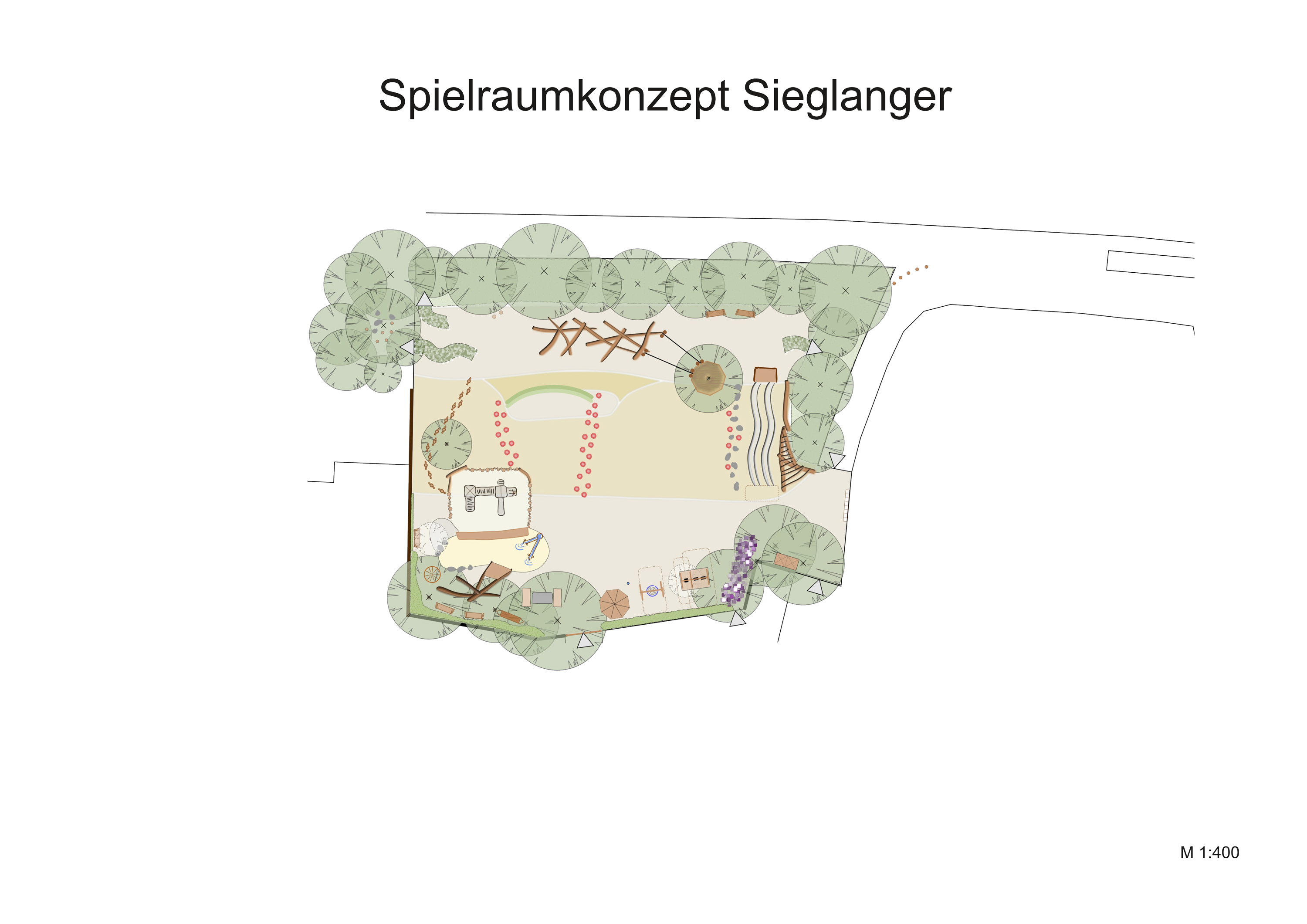 So wird der neue Spielplatz am Sieglangerufer aussehen.