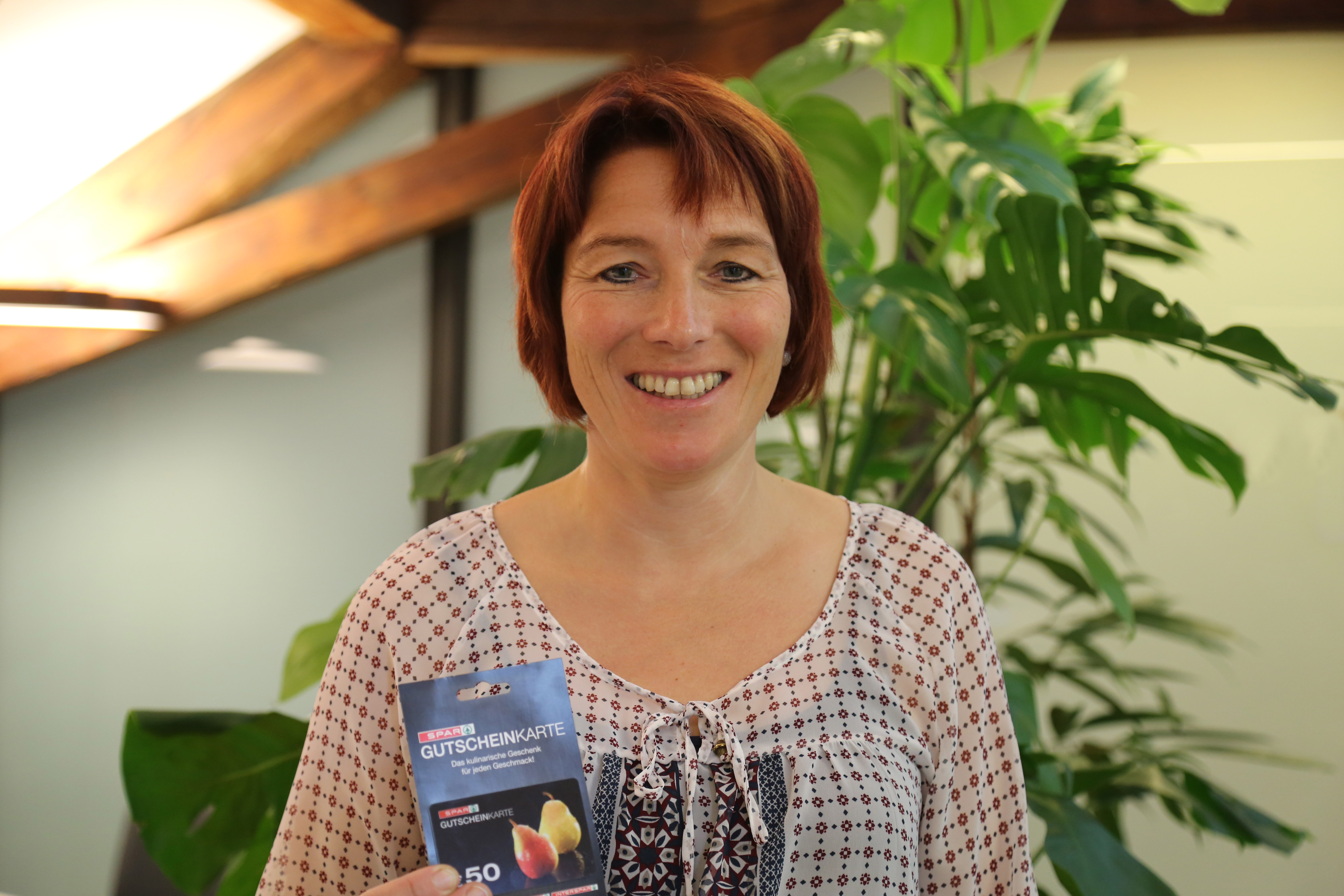 Erika Larcher wird mit ihrem Gewinn für ihre Familie ein schönes Grillfest machen, bei dem es garantiert ihre Hühnchenspiesse "Maryland" gibt.