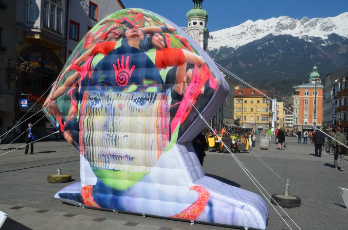 Das mobile Denkmal gegen Gewalt