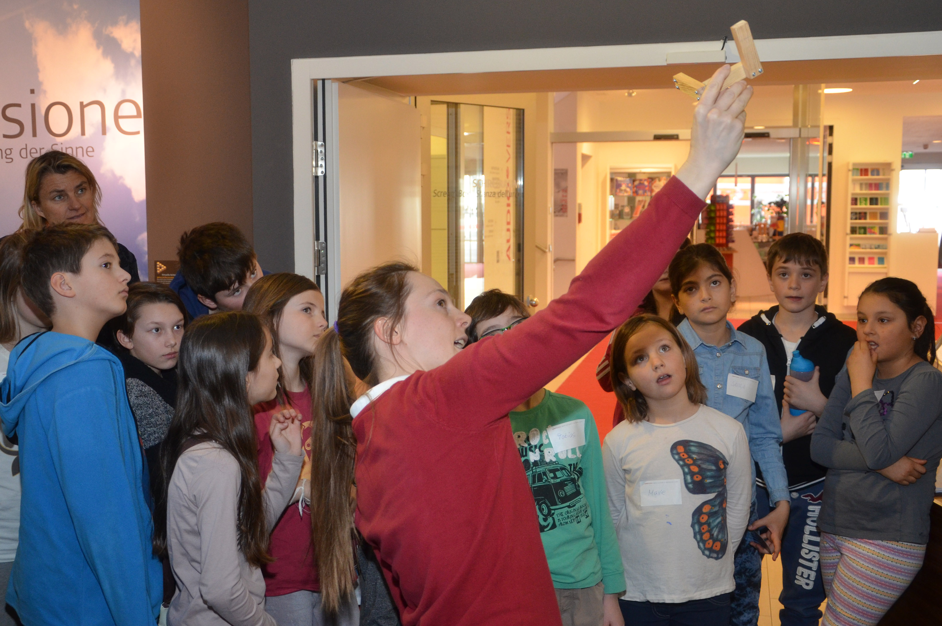 Die Kinder reisten mit dem Ferienzug im Audioversum durch die Welt der Illusionen