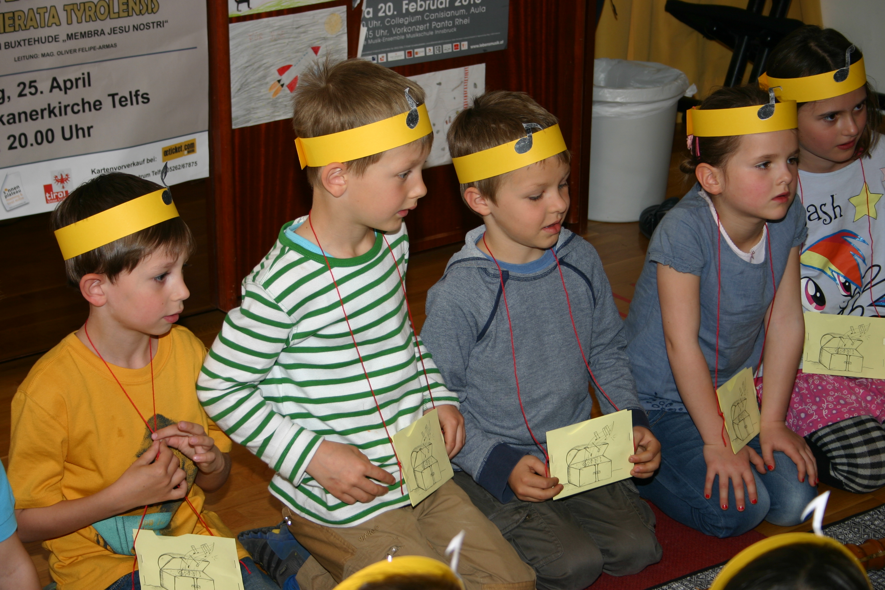 Die „Musikalische Früherziehung“ bringt den Kindern bewegte Stunden