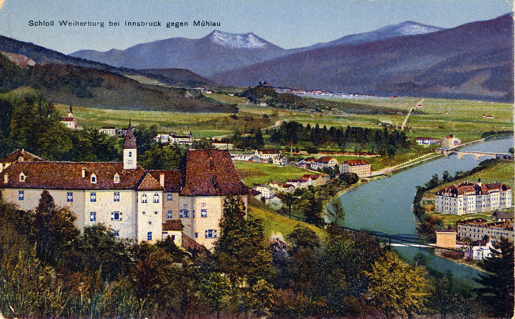 Schloss Weiherburg gegen Osten