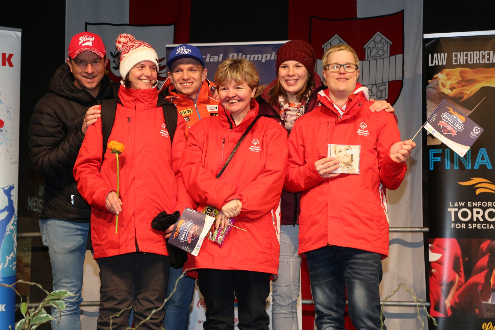 "Flamme der Hoffnung": Impressionen des Fackellaufs in Innsbruck zu den Special Olympics World Winter Games 2017